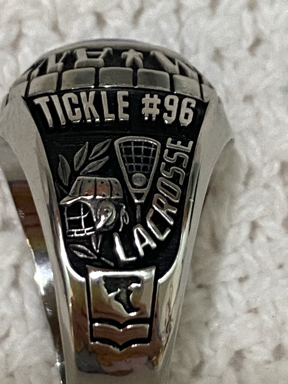 Anthony Wayne Class Ring With Blue Stone Marked LTM