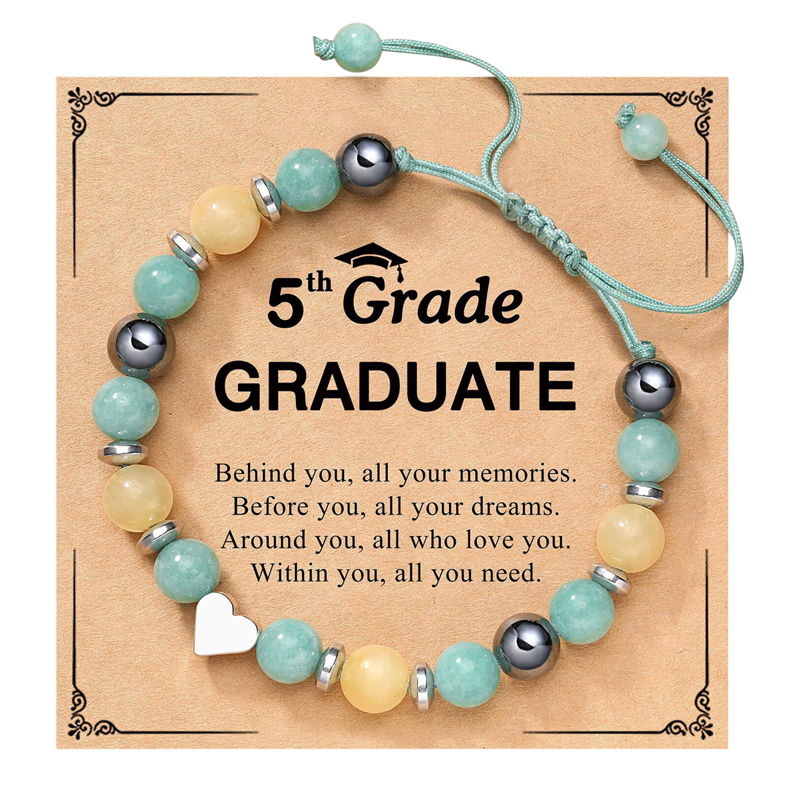 To My Daughter Granddaughter Bracelet Birthday Graduation Xmas Gifts for Girls