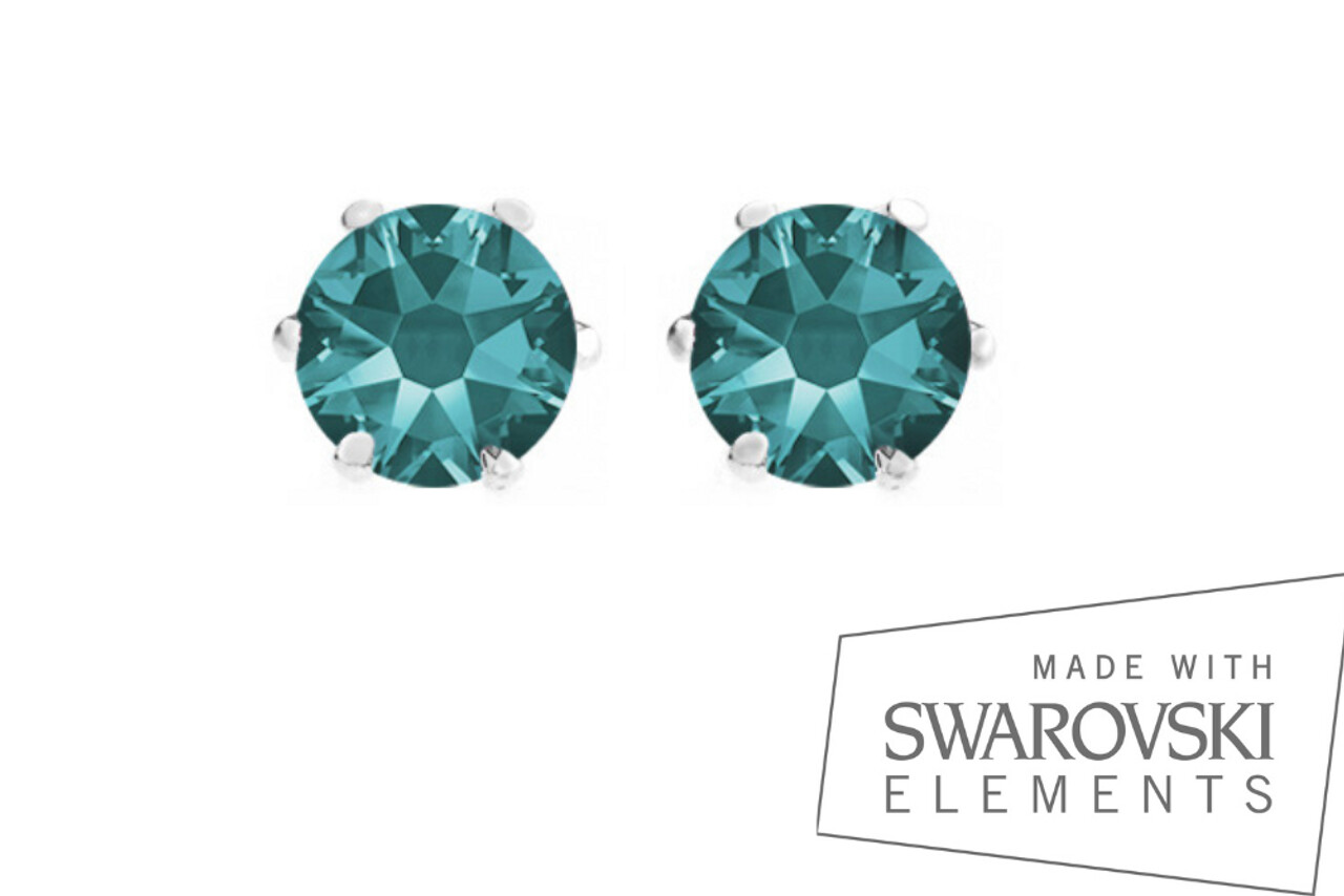 2 carat total weight – Made With Swarovski Elements – You Pick Color