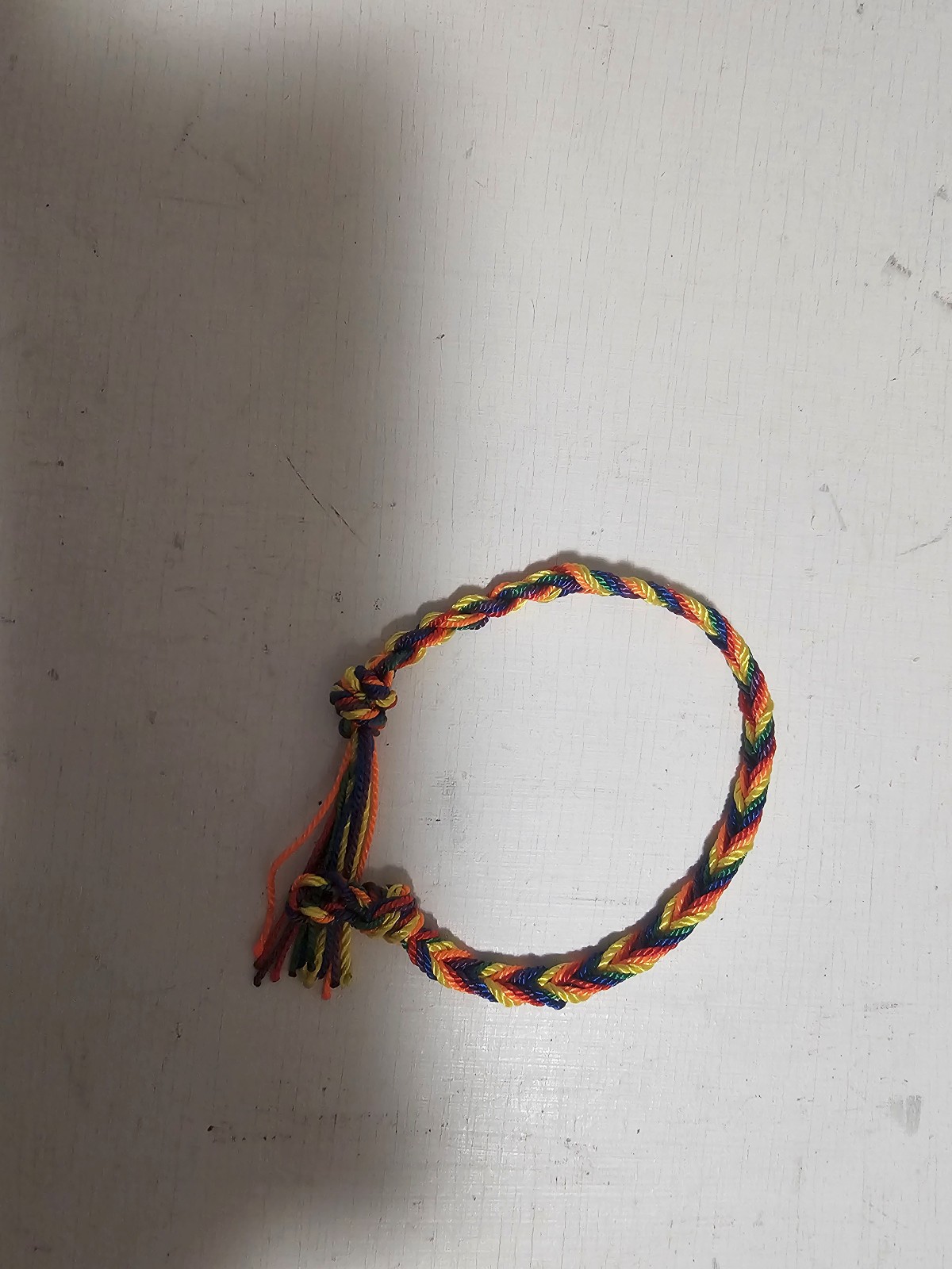Hand Knitted Colorful Wristband