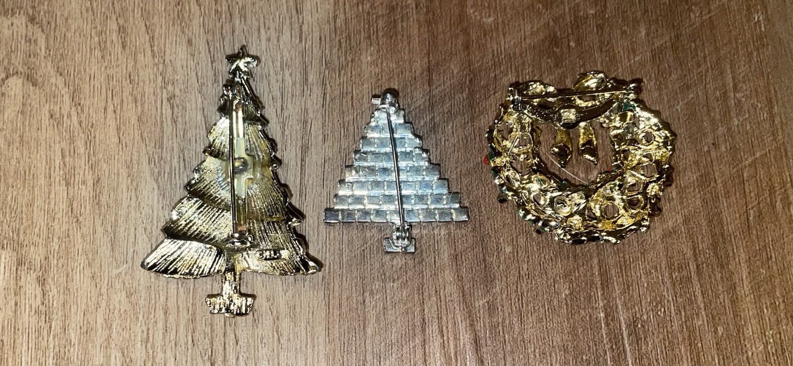 Set Of 3 Christmas Pins