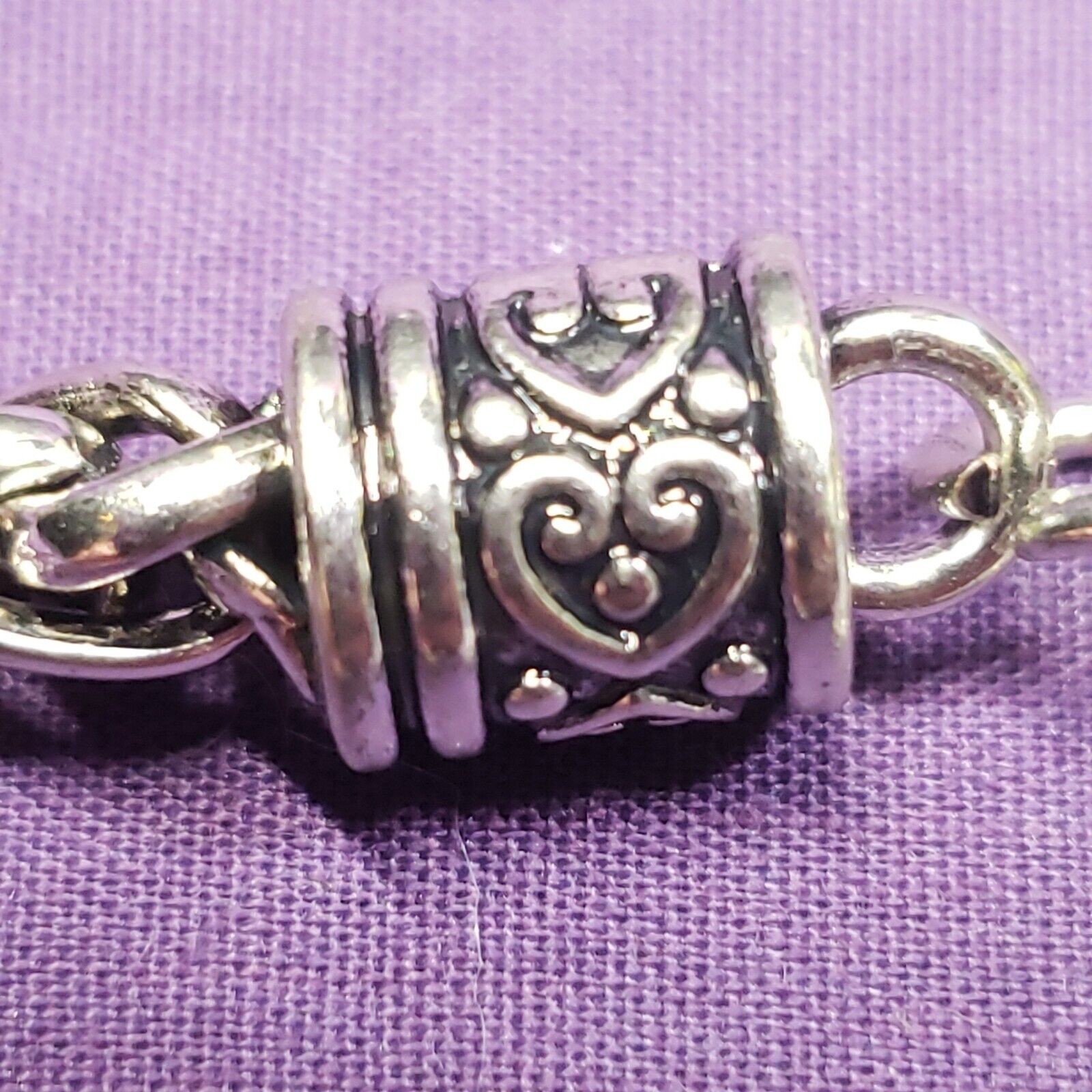 Inspired Silver Braided Chain Bracelet w/ “13.1” Half Marathon Charm, on card