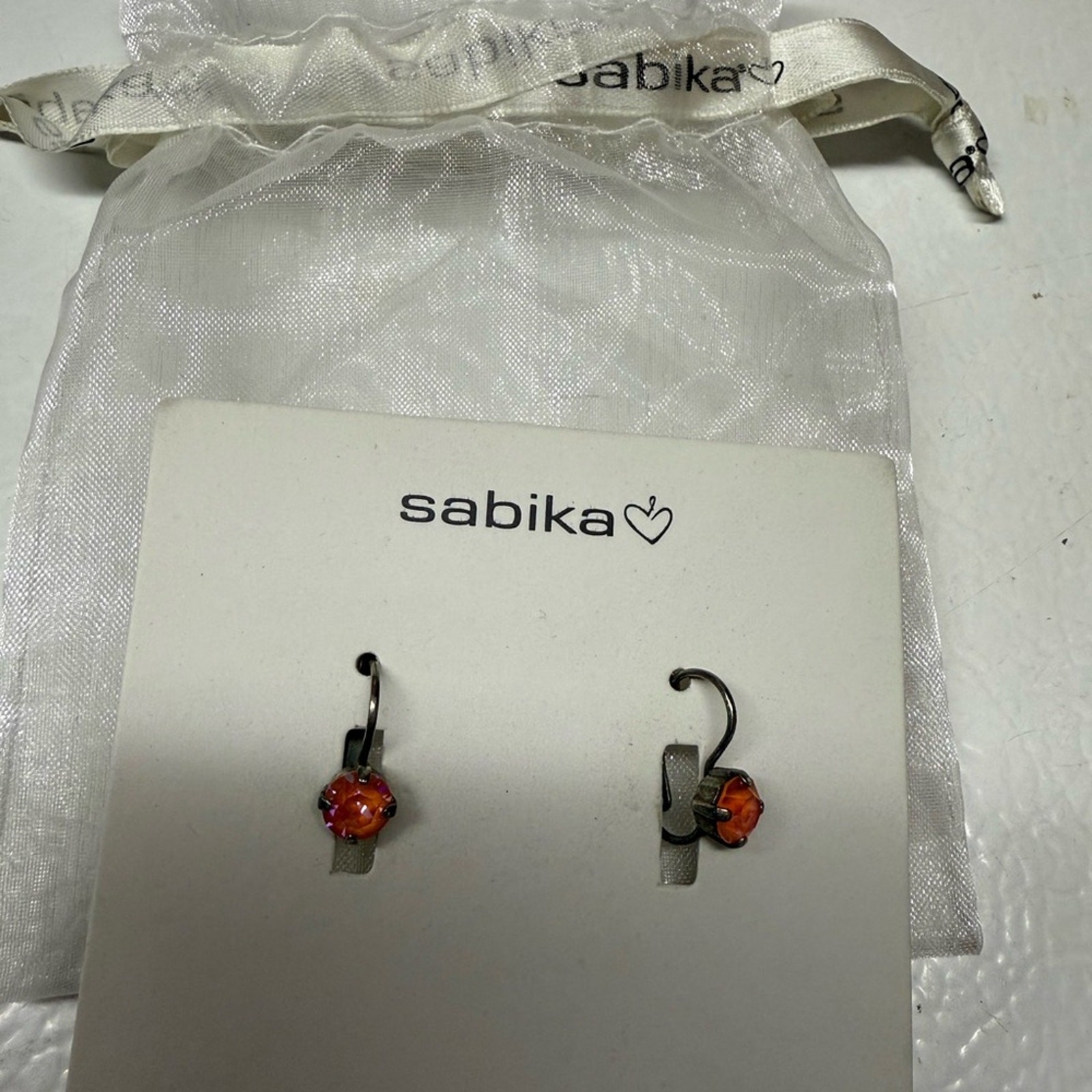Sabika Crystal Drop Earrings NEW