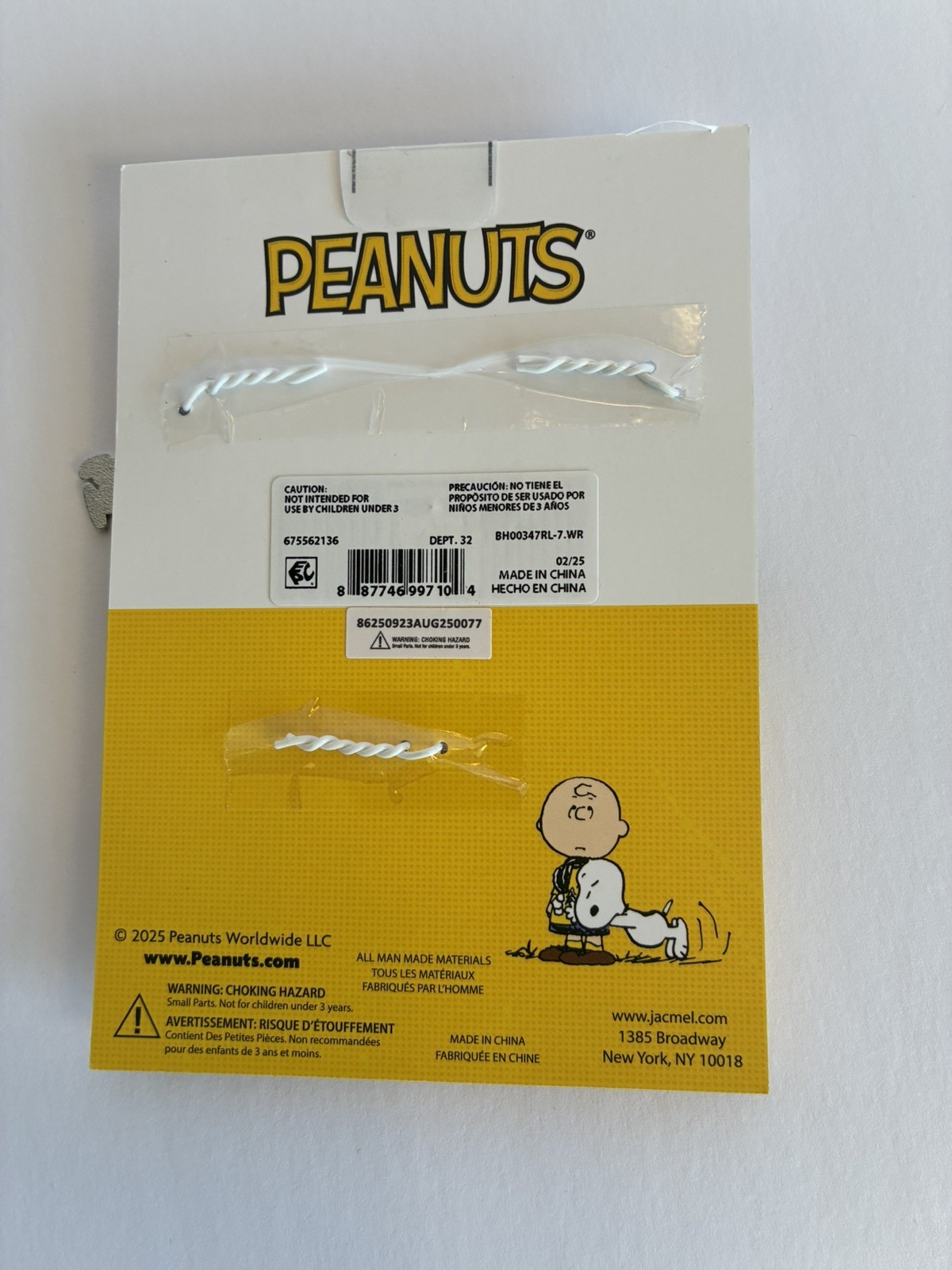 PEANUTS Snoopy 5 Charms Bracelet Woodstock Charlie Brown NEW