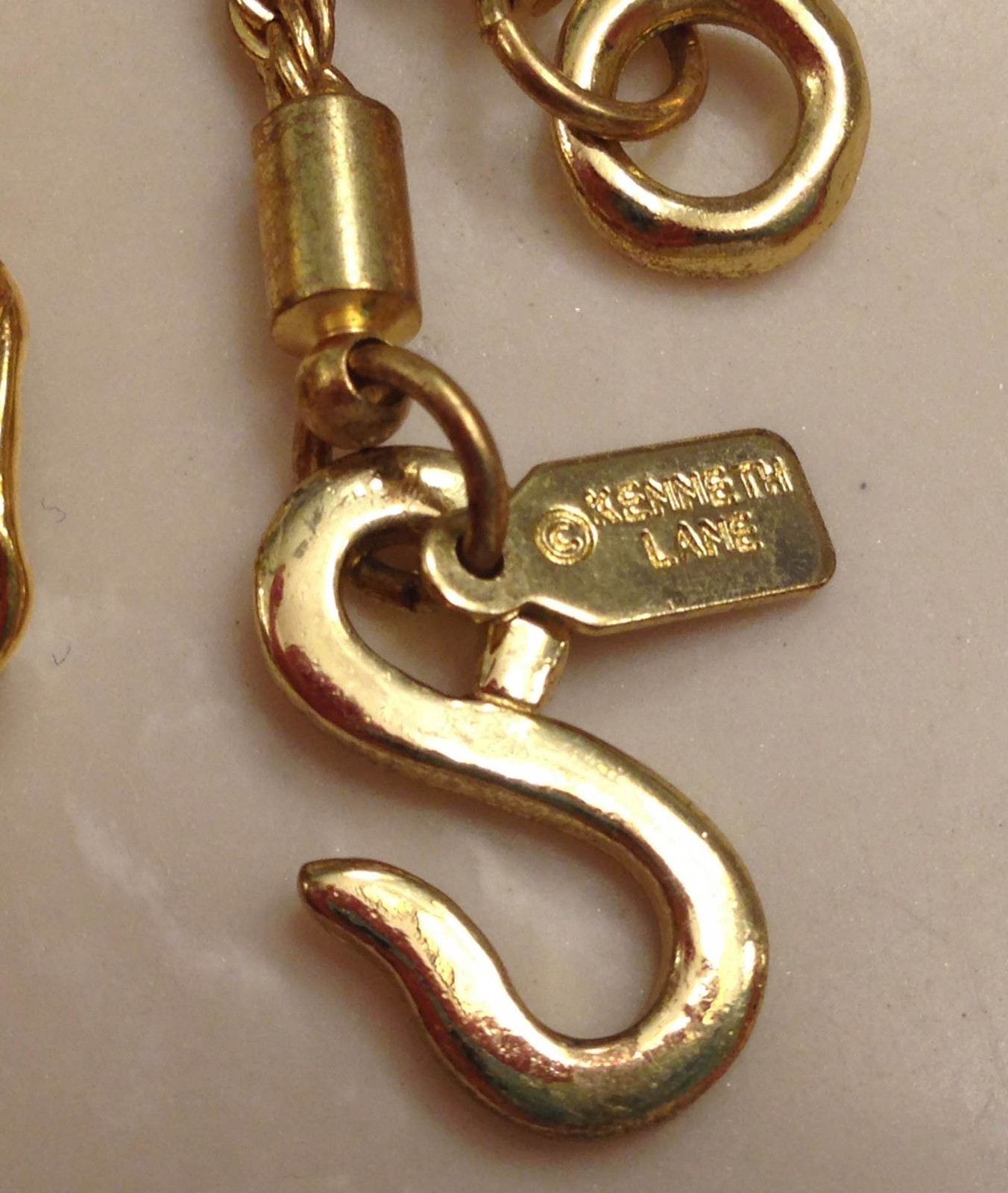 Kenneth Jay Lane KJL DISCONTINUED purple flower Garden Party pendant necklace