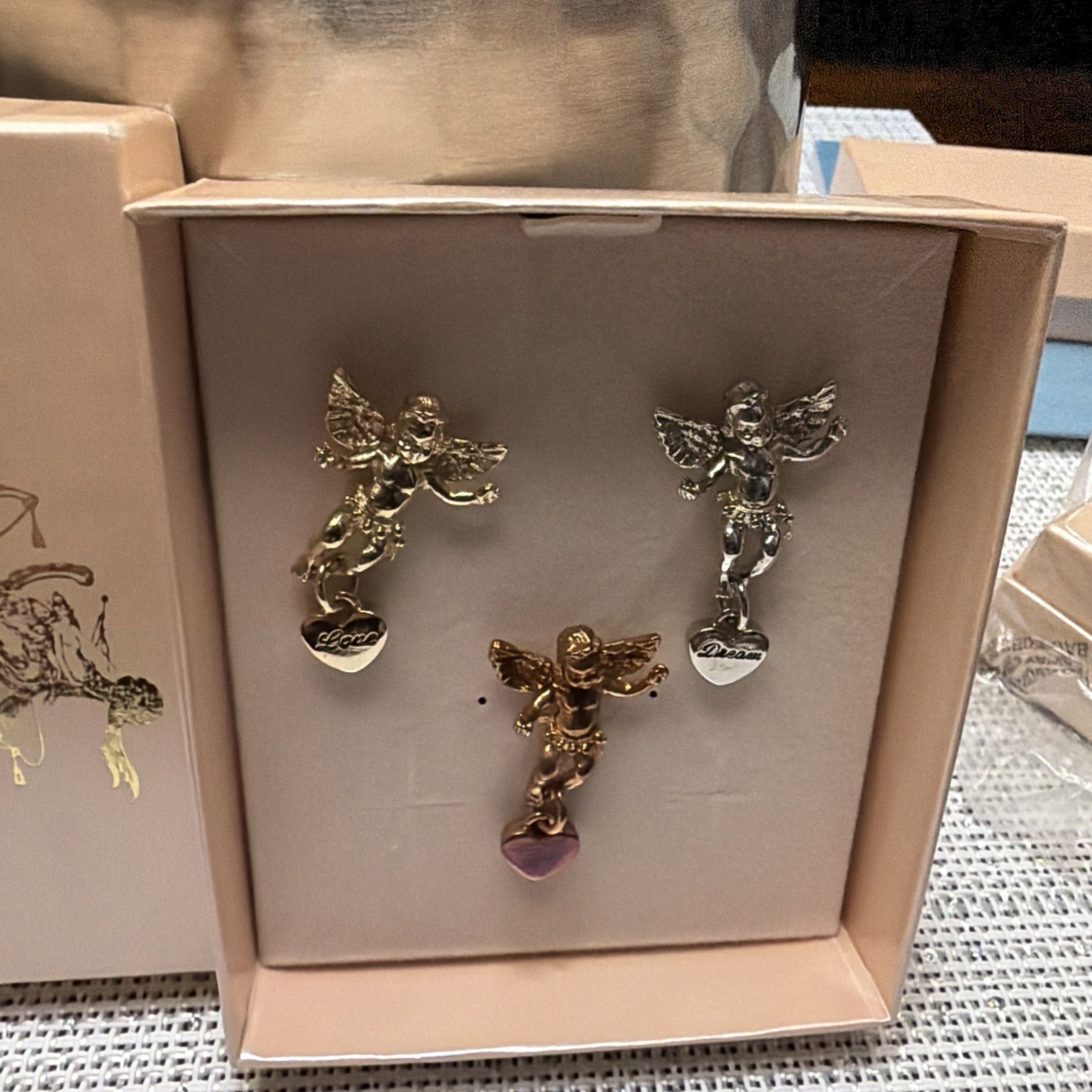 Kirks Folly Cherubs Pins NOS