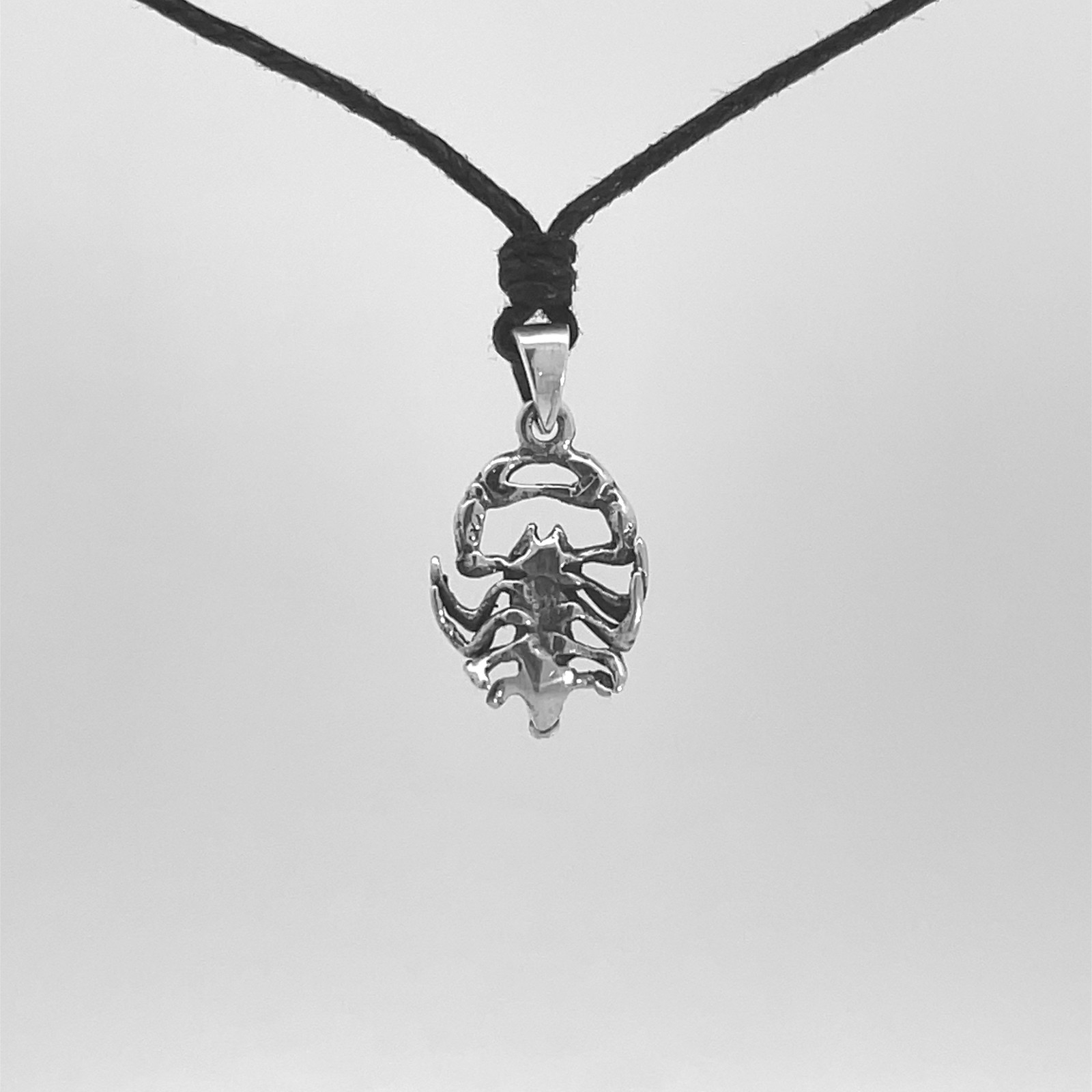 Scorpion 92.5 Sterling Silver Charm Necklace Pendant Jewelry