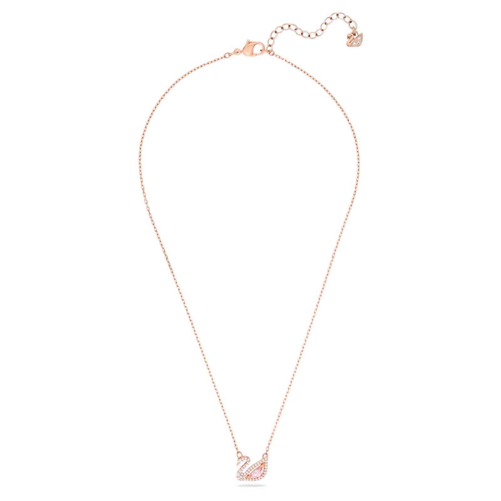 Swarovski Swan Necklace, Swan, Pink, Rose Gold-Tone Plated 5469989