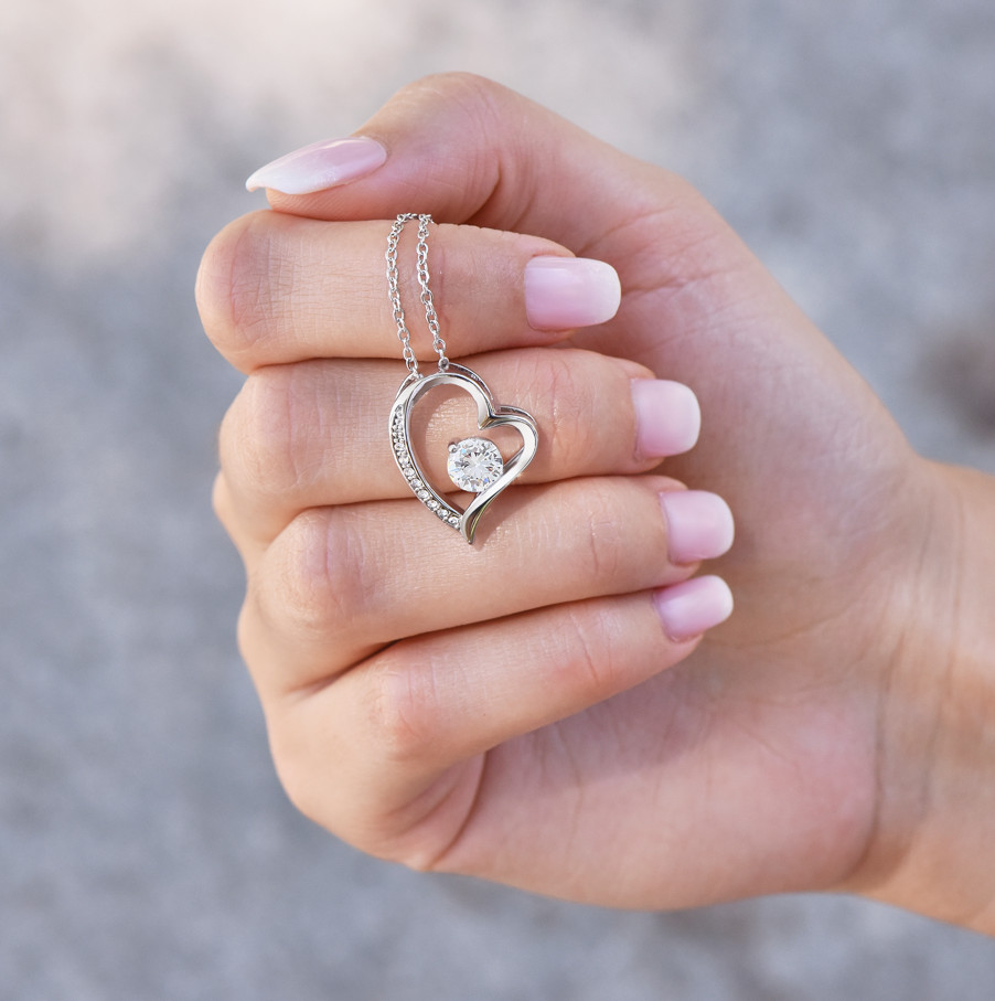 To My Daughter Birthday Graduation Heart Necklace Meaningful Gift From Dad