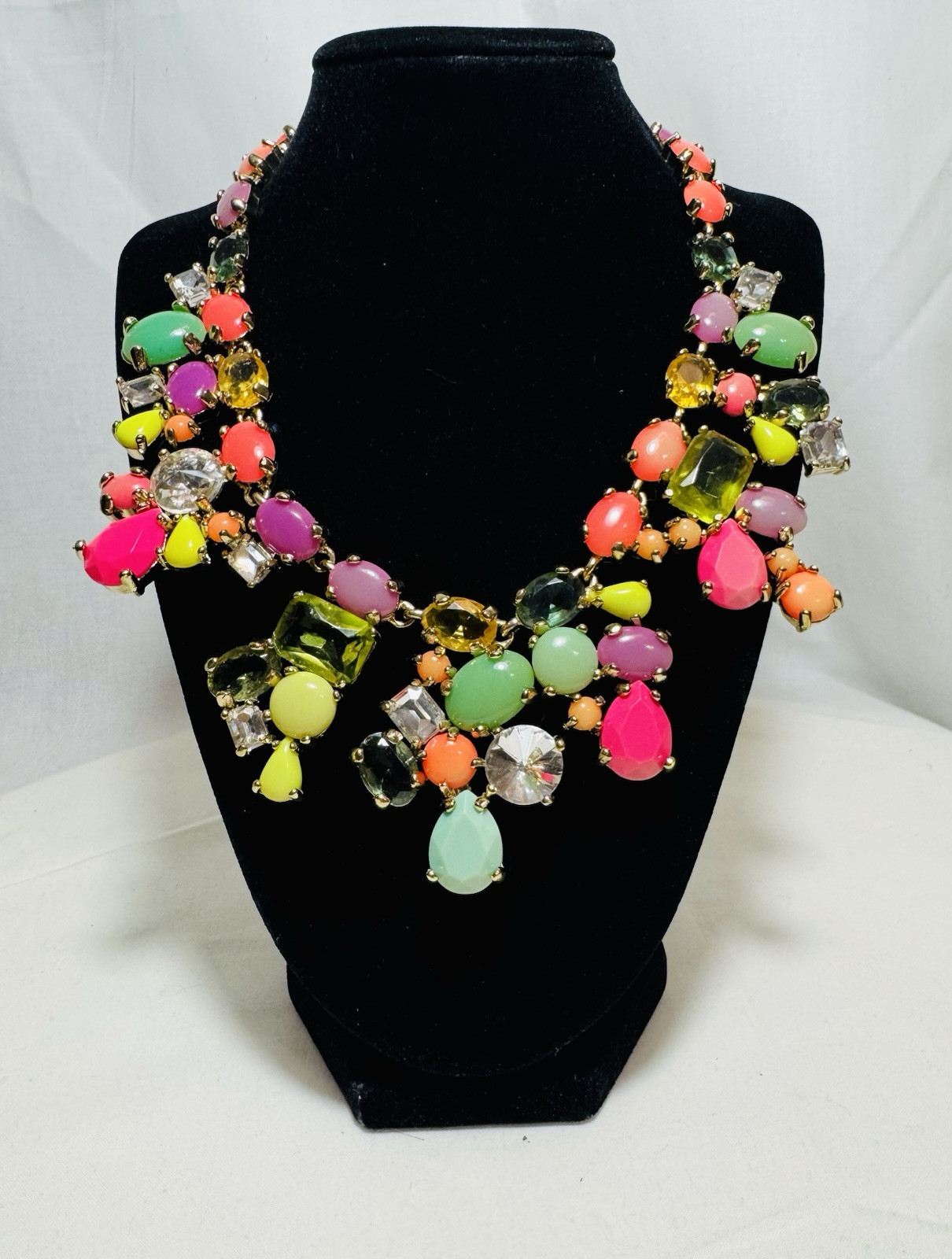 Rainbow Bauble StatementNecklace