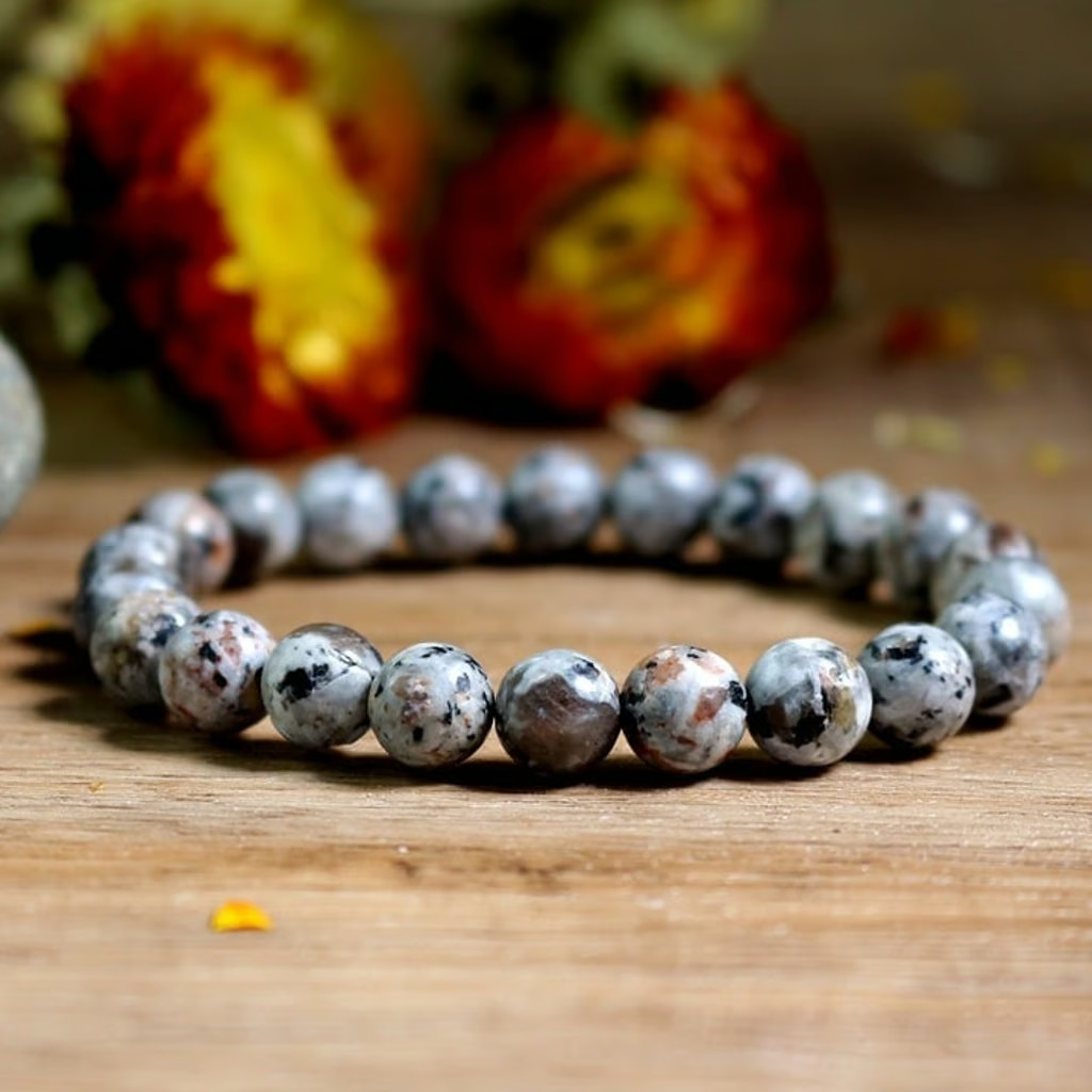 Yooperlite Beads Bracelet UV Emberlite Glowing Fire Rock Stone Bracelet Gifts