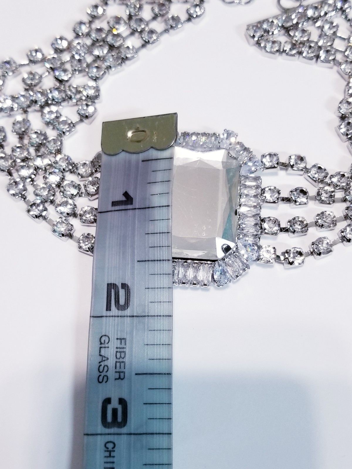 Clear Crystal Choker Rhinestone Crystal Necklace Bridal Prom Pageant Jewelry