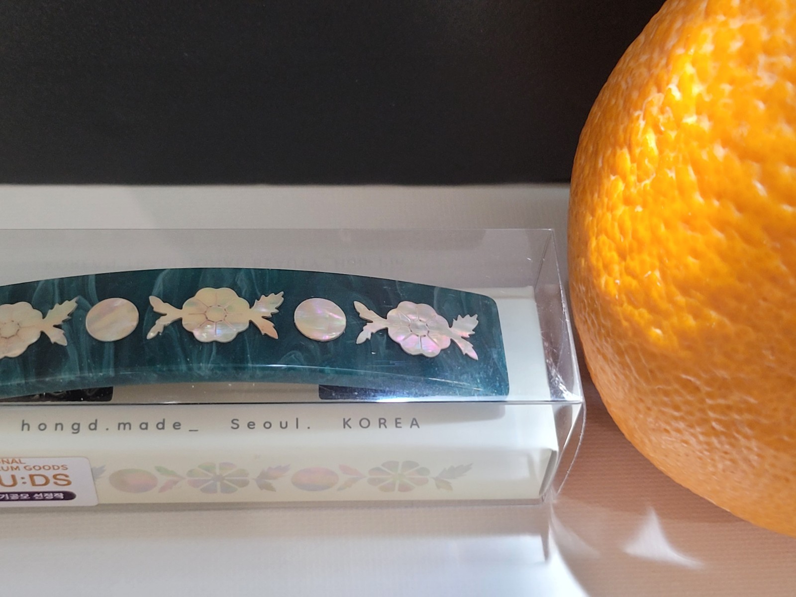 National Museum of Korea Mother of Pearl Hair Pin Clip Korean Traditional Beauty