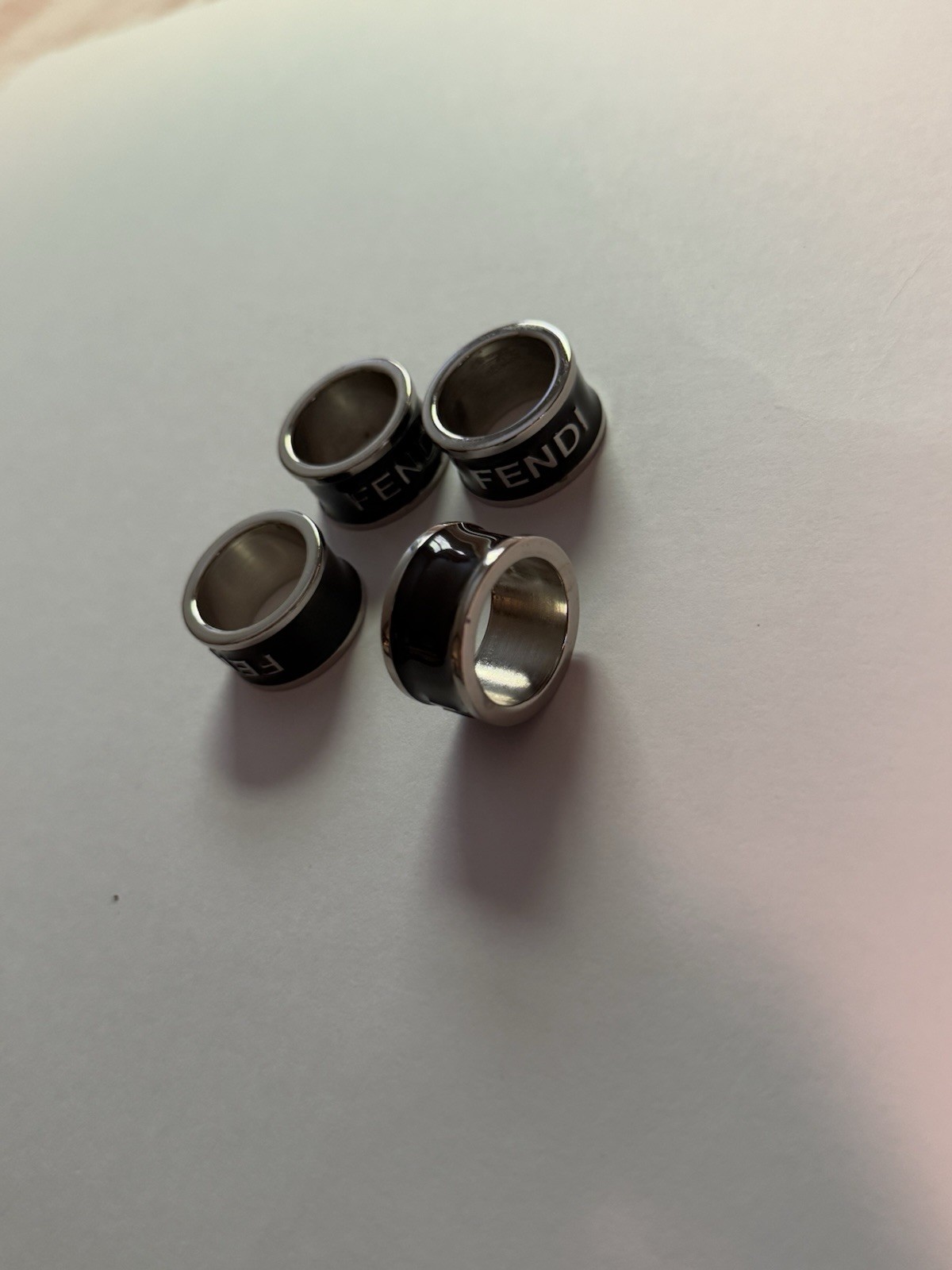 Vintage Fendi Metal Rings