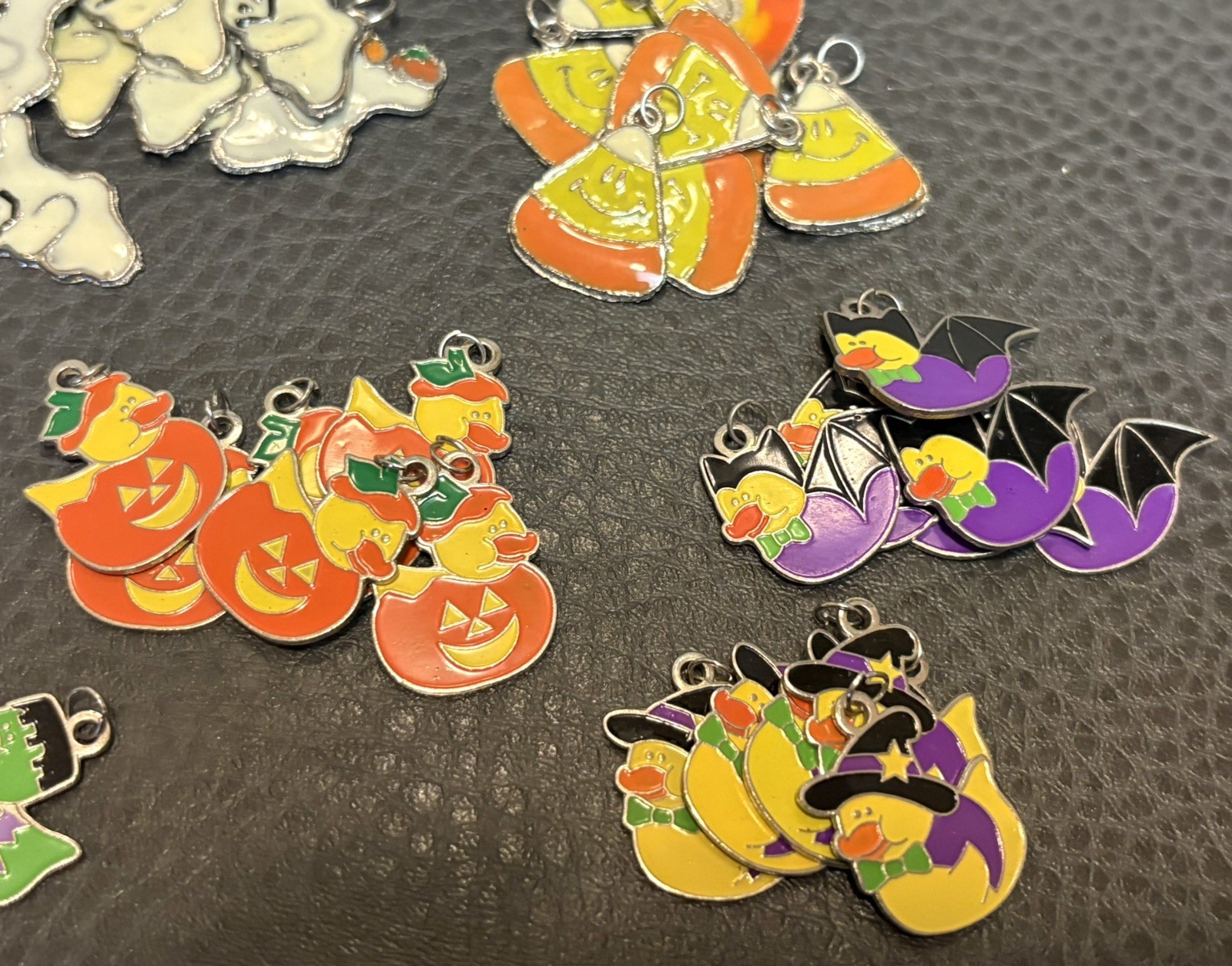Halloween Charms For Bracelets Or Necklaces 50+ Pumpkin Rubber Ducks Candy Corn