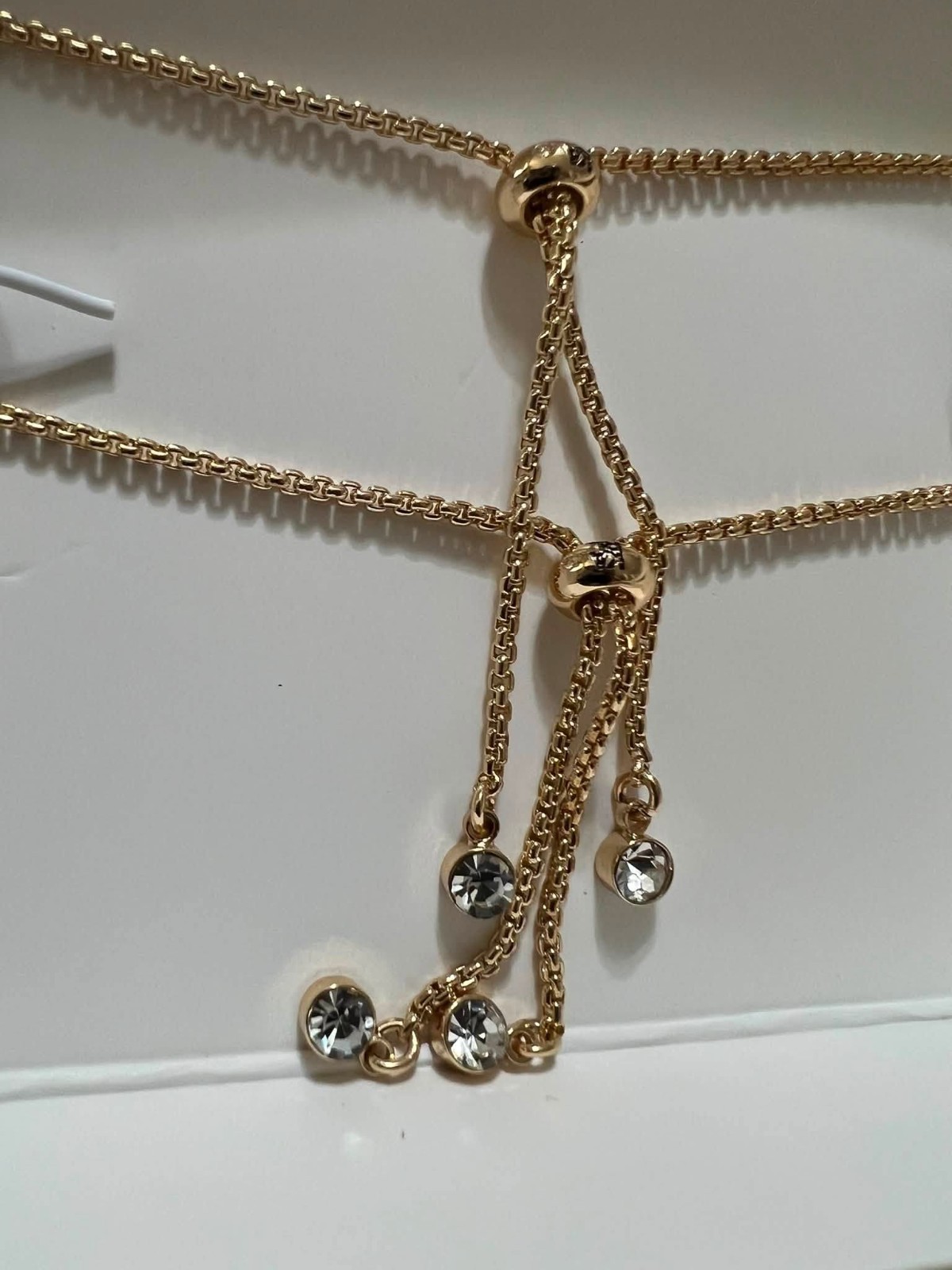 KARL LAGERFELD PARIS 2-Pc. Set Orchid Charm Beaded Stretch Bracelets – NIB