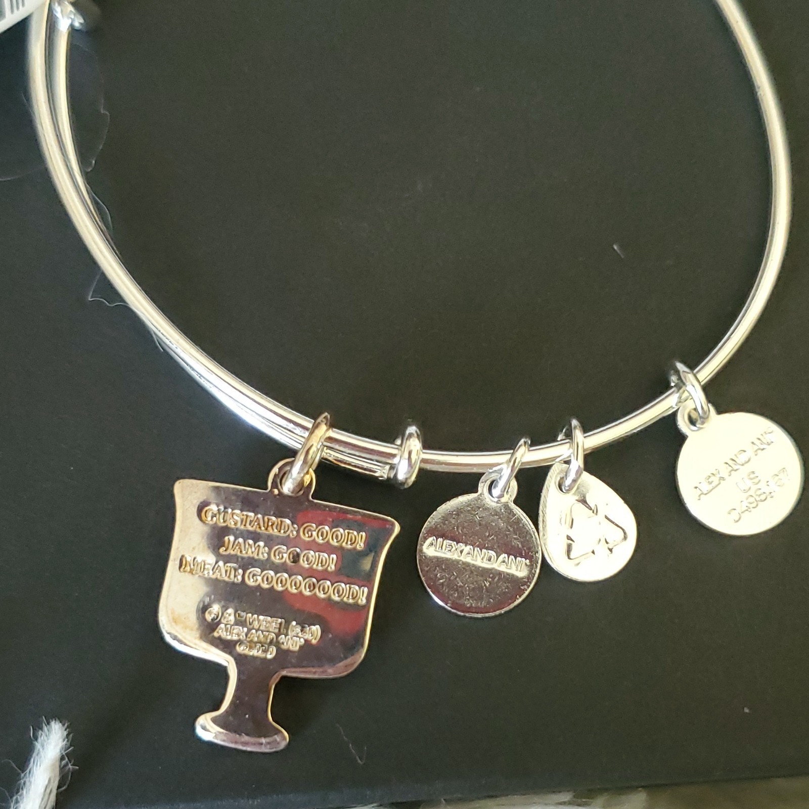 Alex and Ani Friends English Trifle Bangle Bracelet, New W Box, Multi One Size
