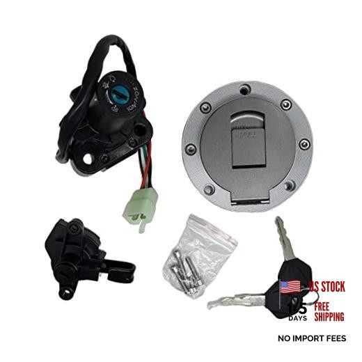 Ignition Cap, Powersports Gas Cap, Silver, Metal Plastic, Chrome, Compatible