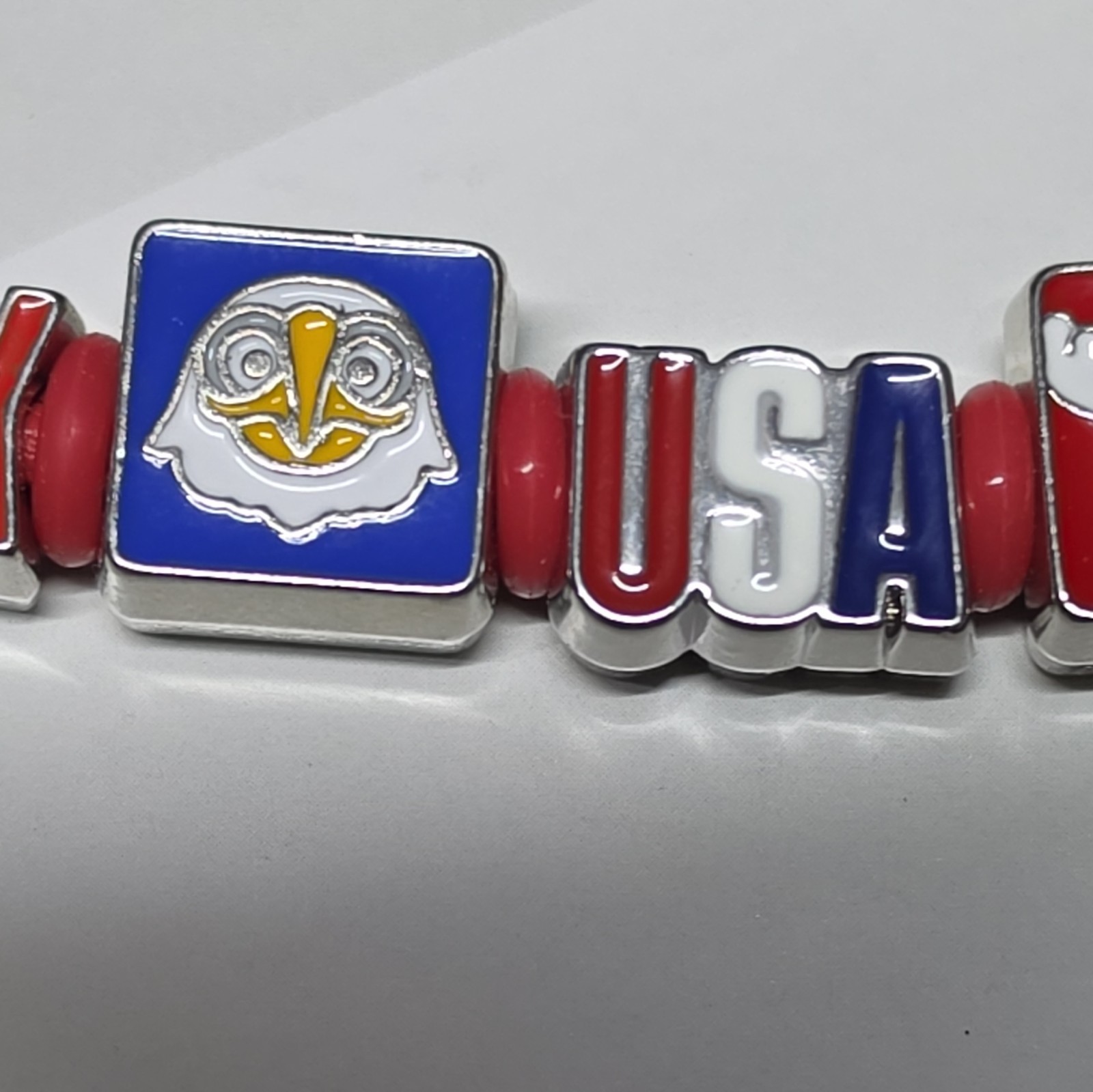 Bank of America FIFA World Cup 26 Mexico USA Canada Beaded Charm Cord Bracelet
