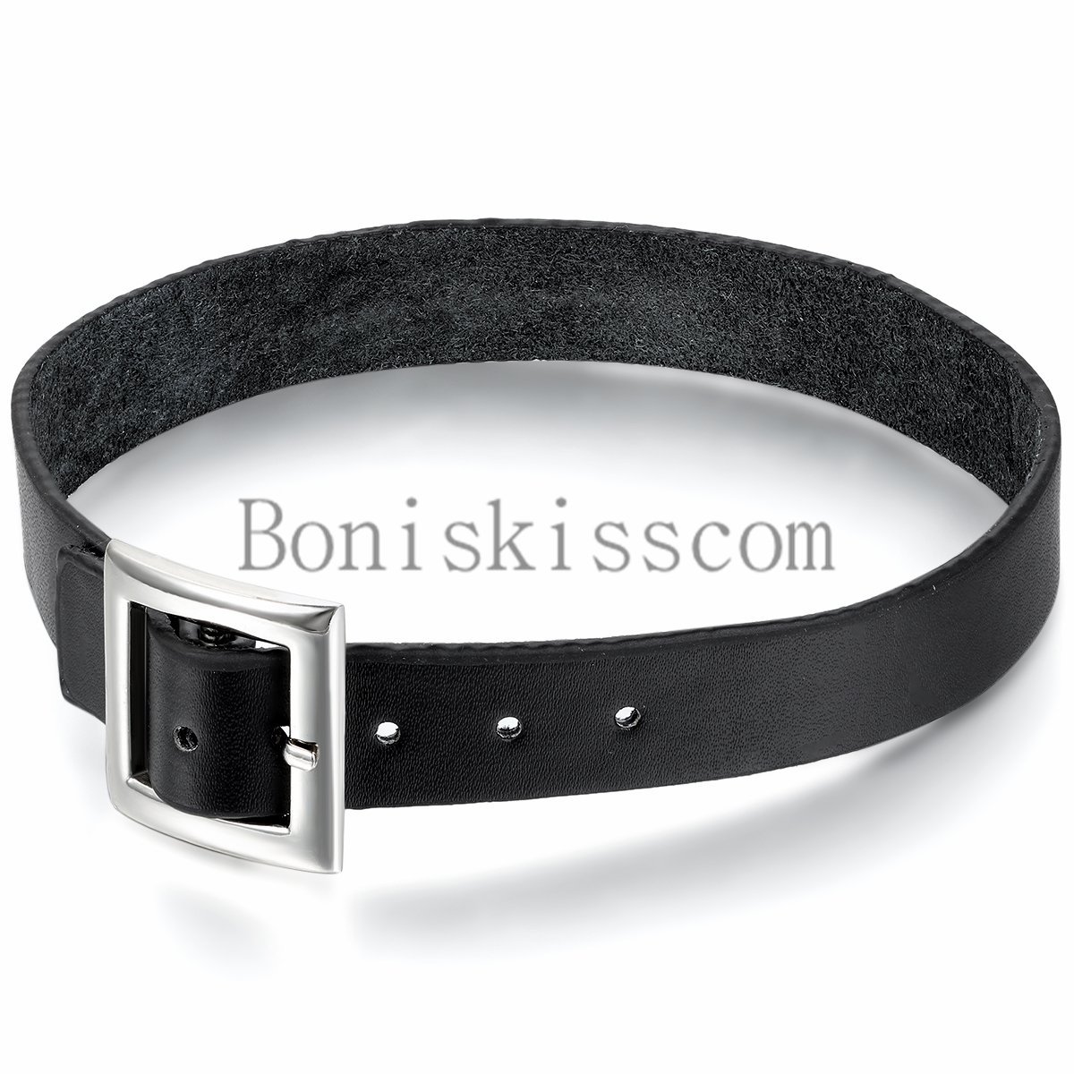 Punk Rock Charm Leather Buckle Men’s Women’s Unisex Choker Collar Necklace