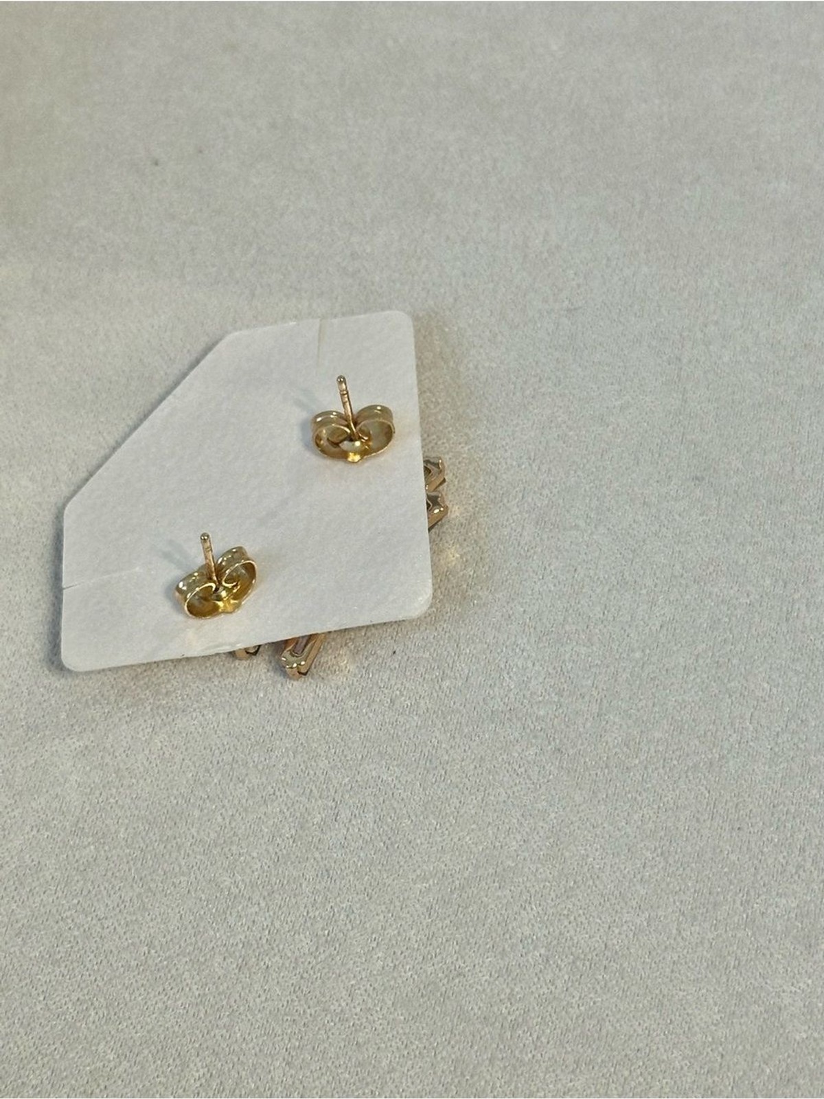 Colorful Baguette Gold Filled Earring