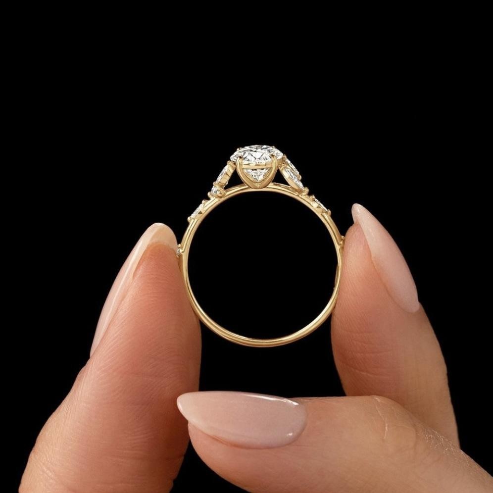 1Ct round Cut lab grown Eternity Band Wedding Ring 14K white Gold Plated