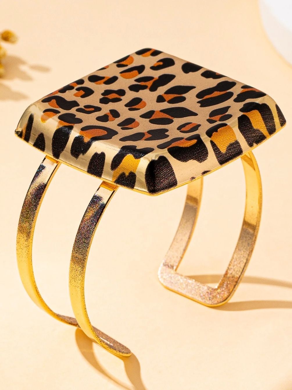 Women’s Geometric Leopard Print Bracelet Fashion Jewelry for Daily Wear