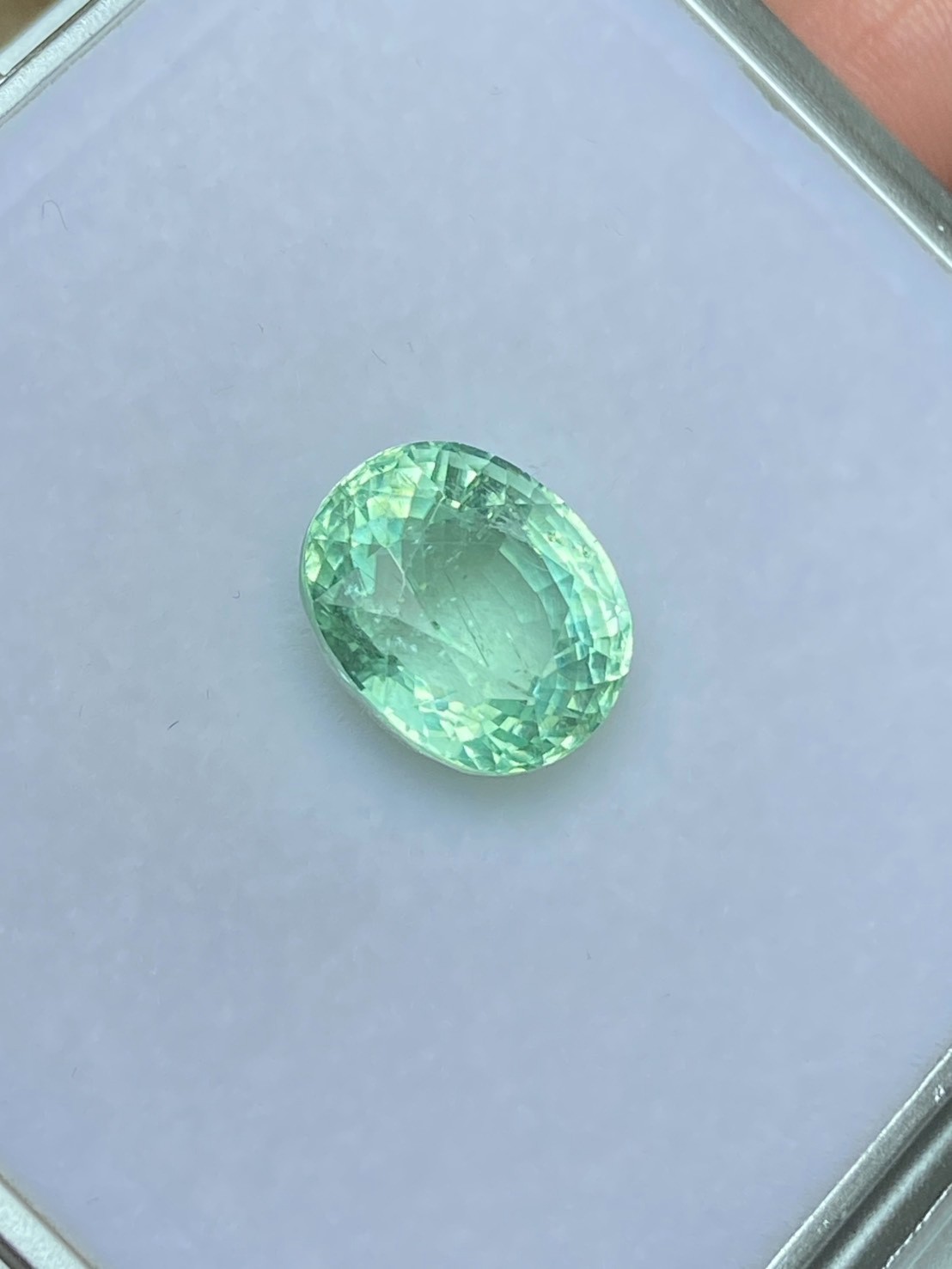 [jerseychou]Natural Paraiba Tourmaline 7.22ct , AIGS