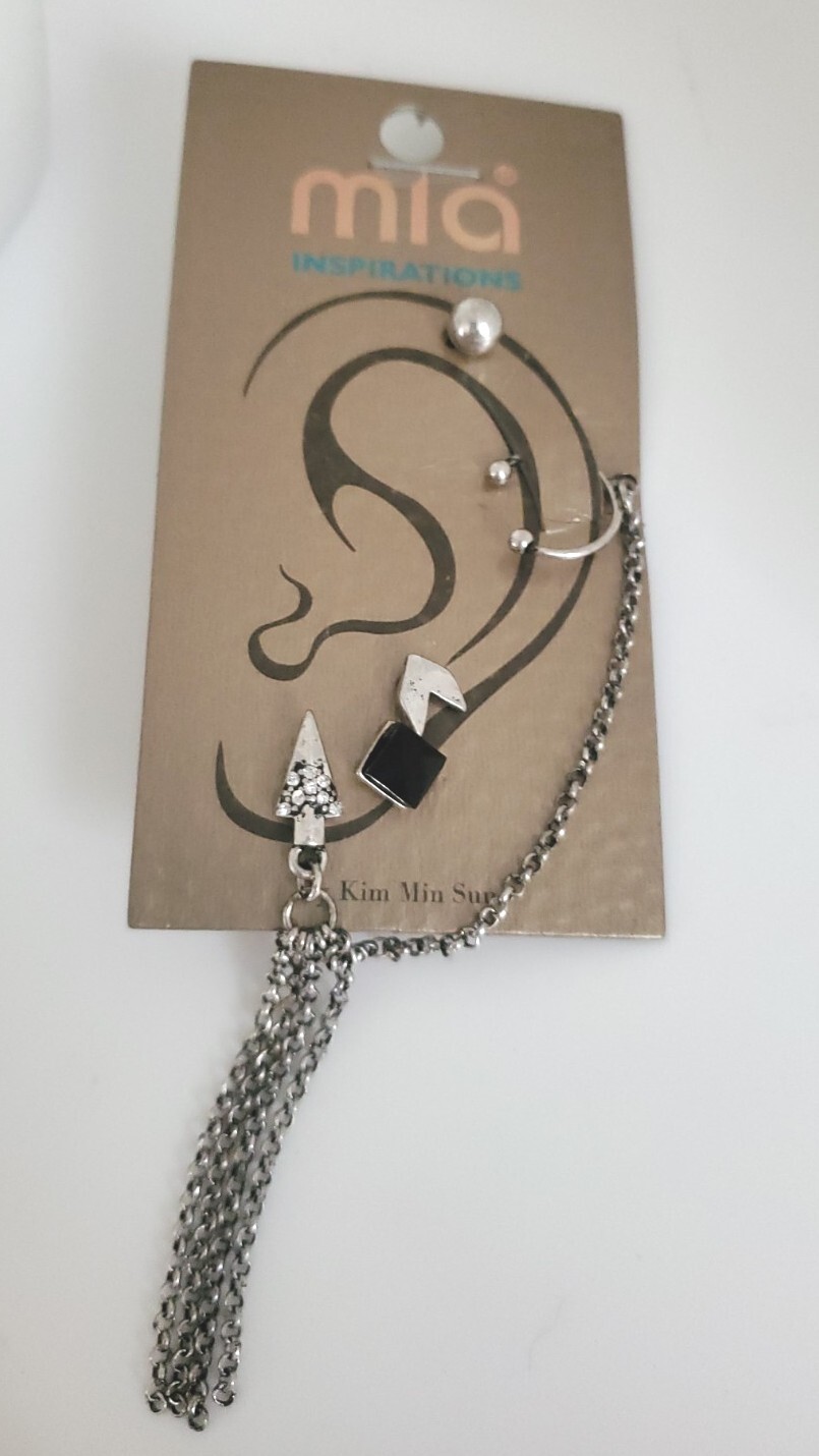 Mia Collection by Kim Min Sun Fashion Orbital/Conch/Lobe Earrings (5 pieces)