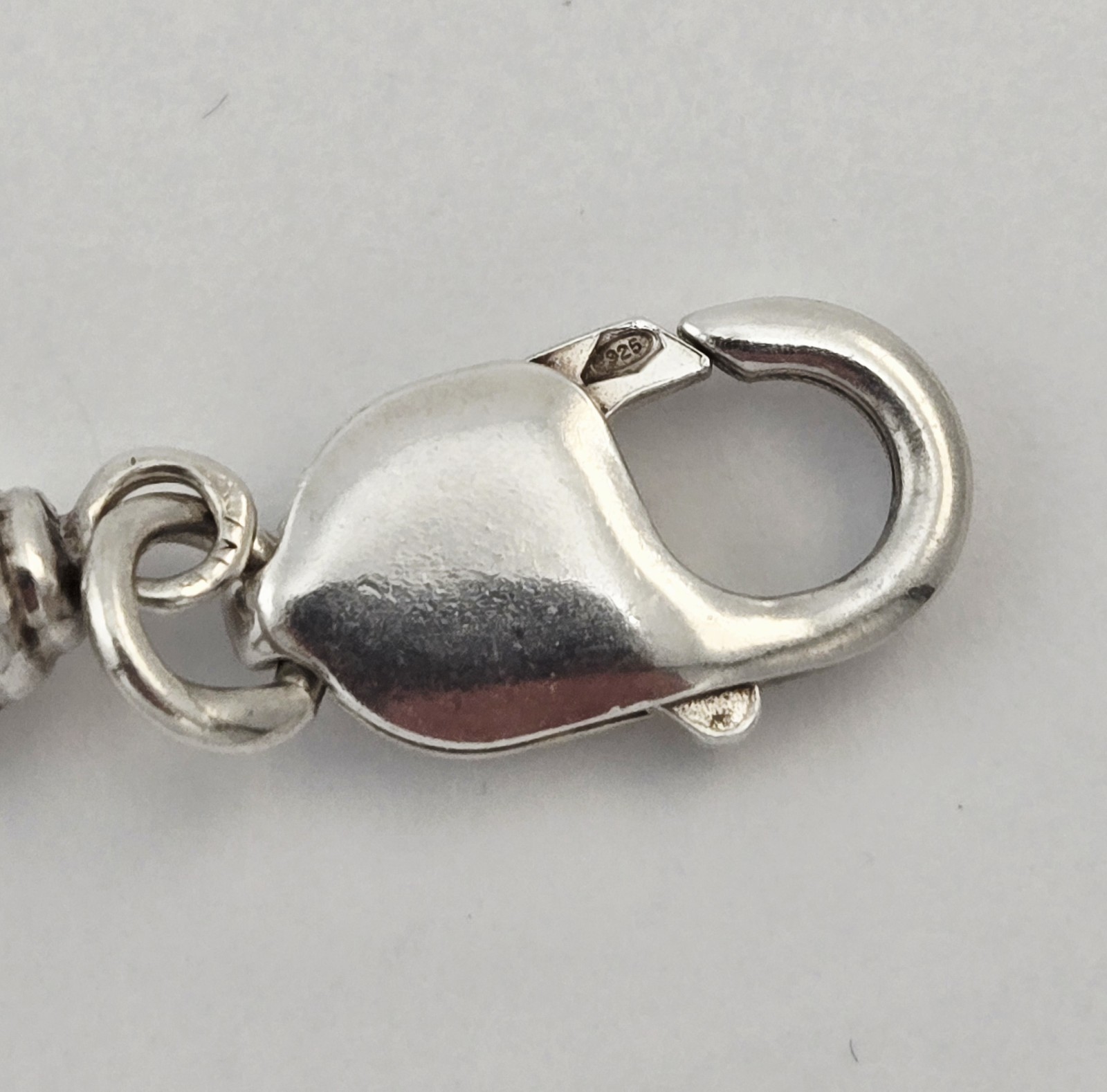 Vintage Sterling Silver Wheat Spiga Braided Chain Necklace 21″ 53g Heavy