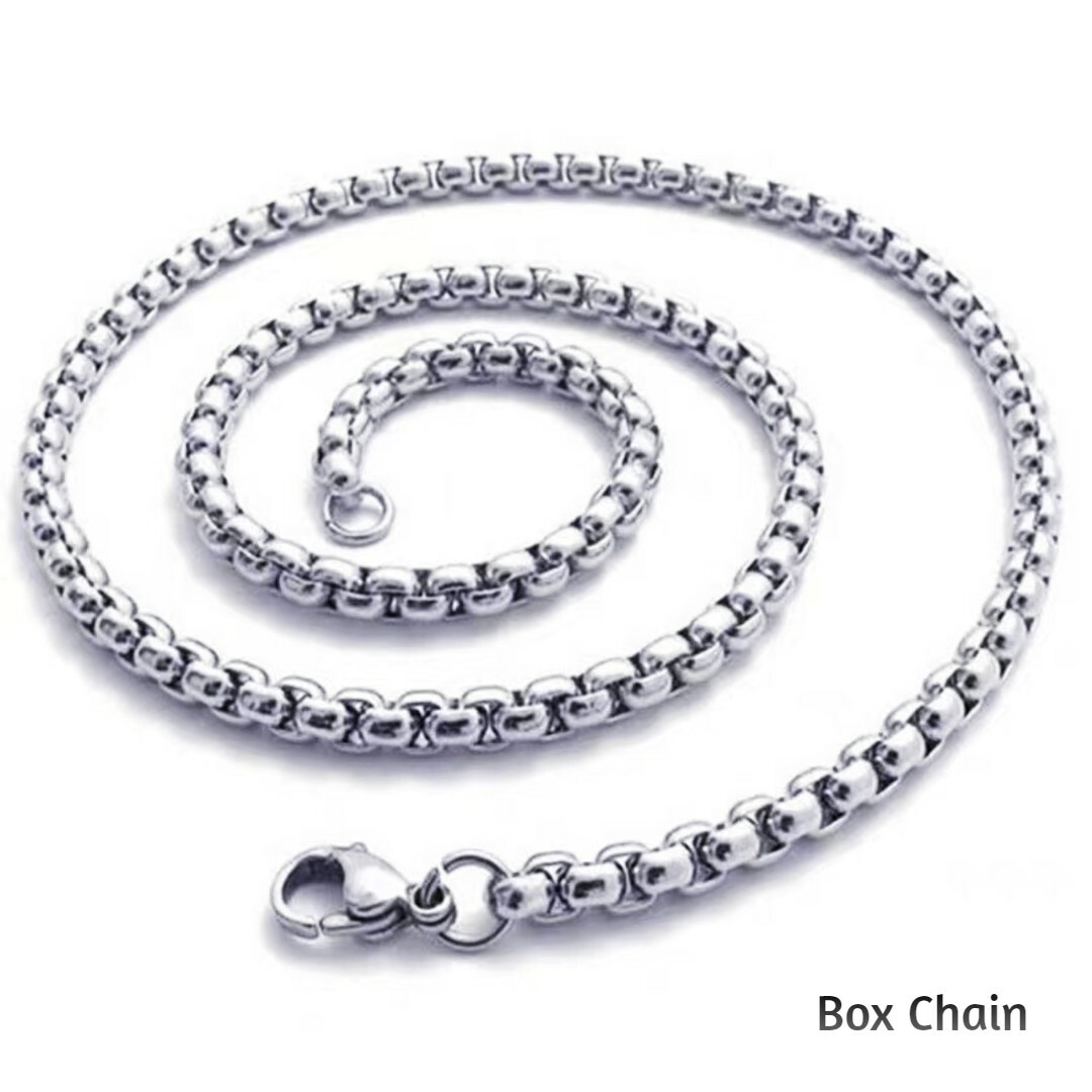 Mens Silver Irish Celtic Triquetra Trinity Knot Pendant Necklace Box Chain 24″