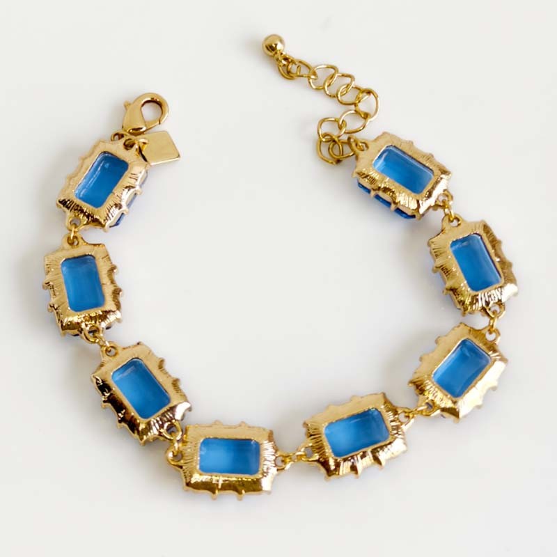 7″+2″ Banana Republic Crystal Bracelet Gift Chic Women Party Vacation Jewelry