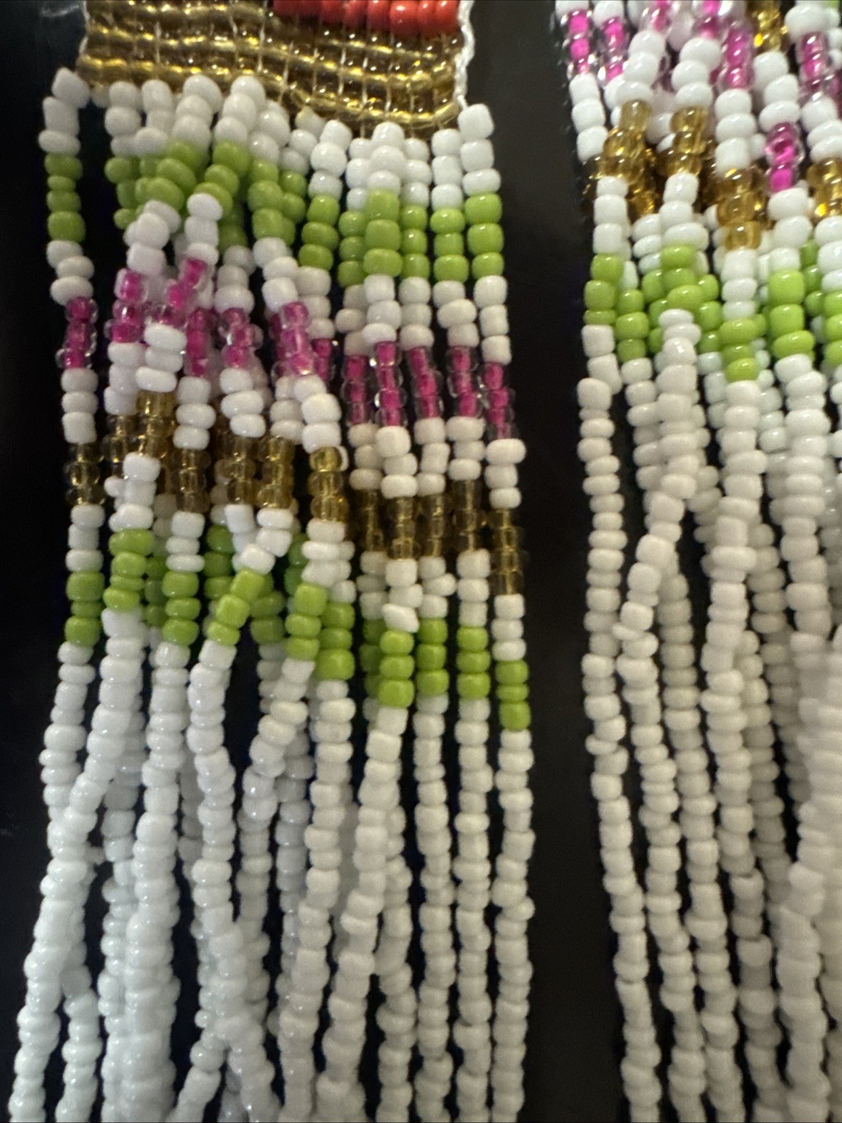 Glass Beaded Multiple Layered Necklace