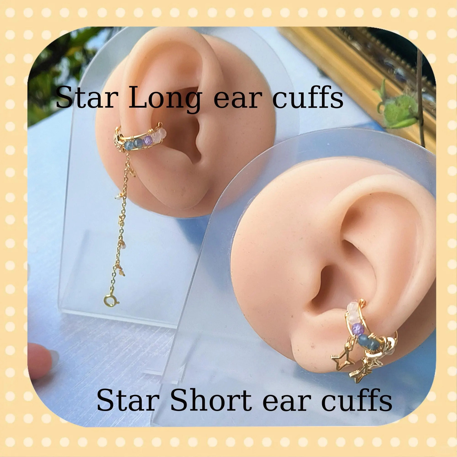 Love and Space Fan-Made Merchandise, Xavier Ear Bone Clip, Star Tassel Earrings,