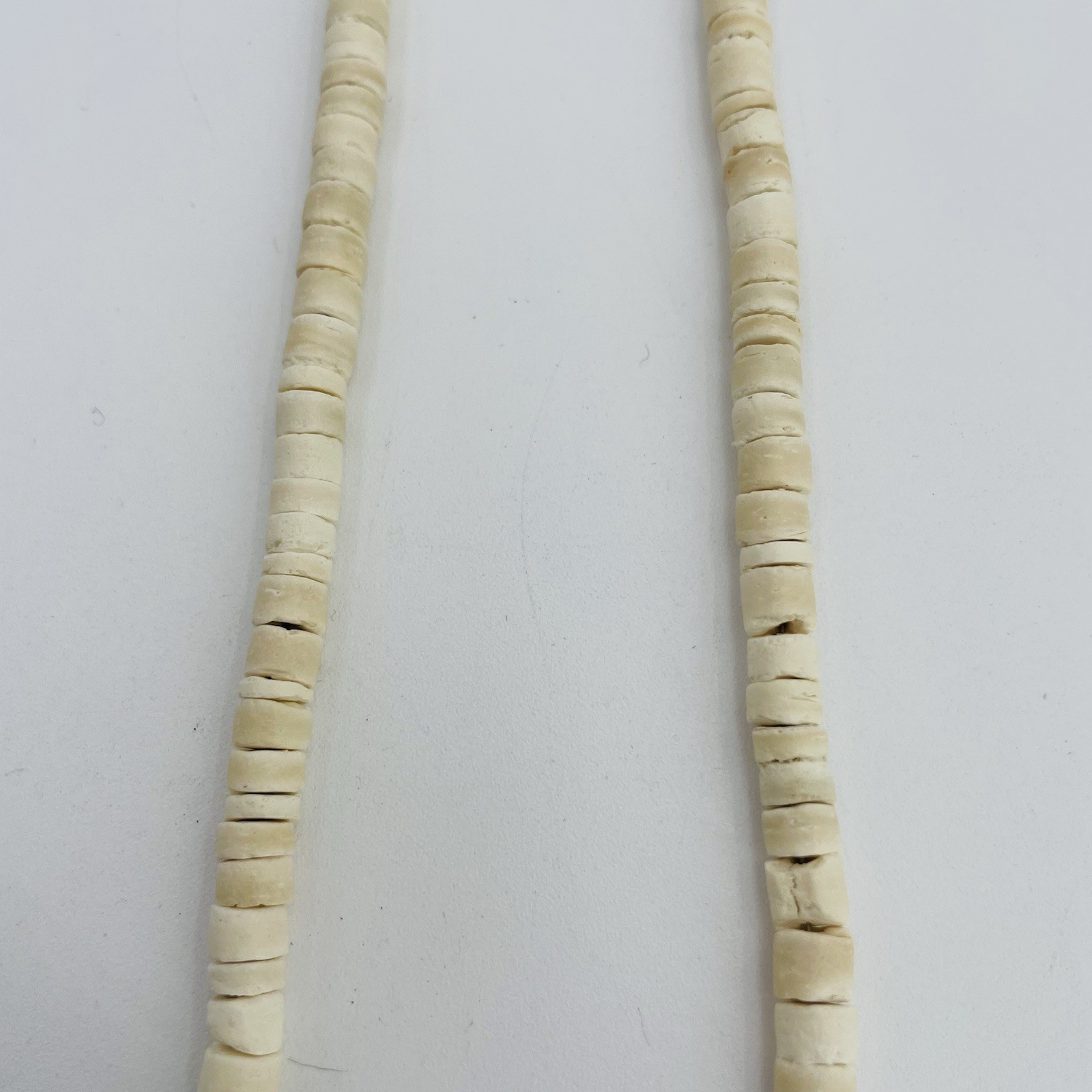 Ink + Alloy Long Boho Wood Beaded Necklace With Red Tassel 23”