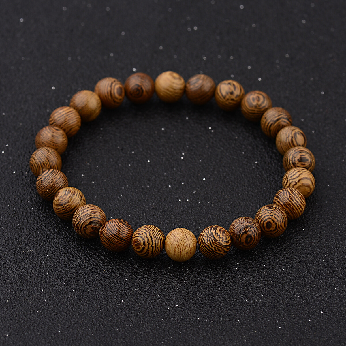 Wood Alloy Crown Beaded Bracelets for Women Healing Reiki Balance Yoga Bracelets