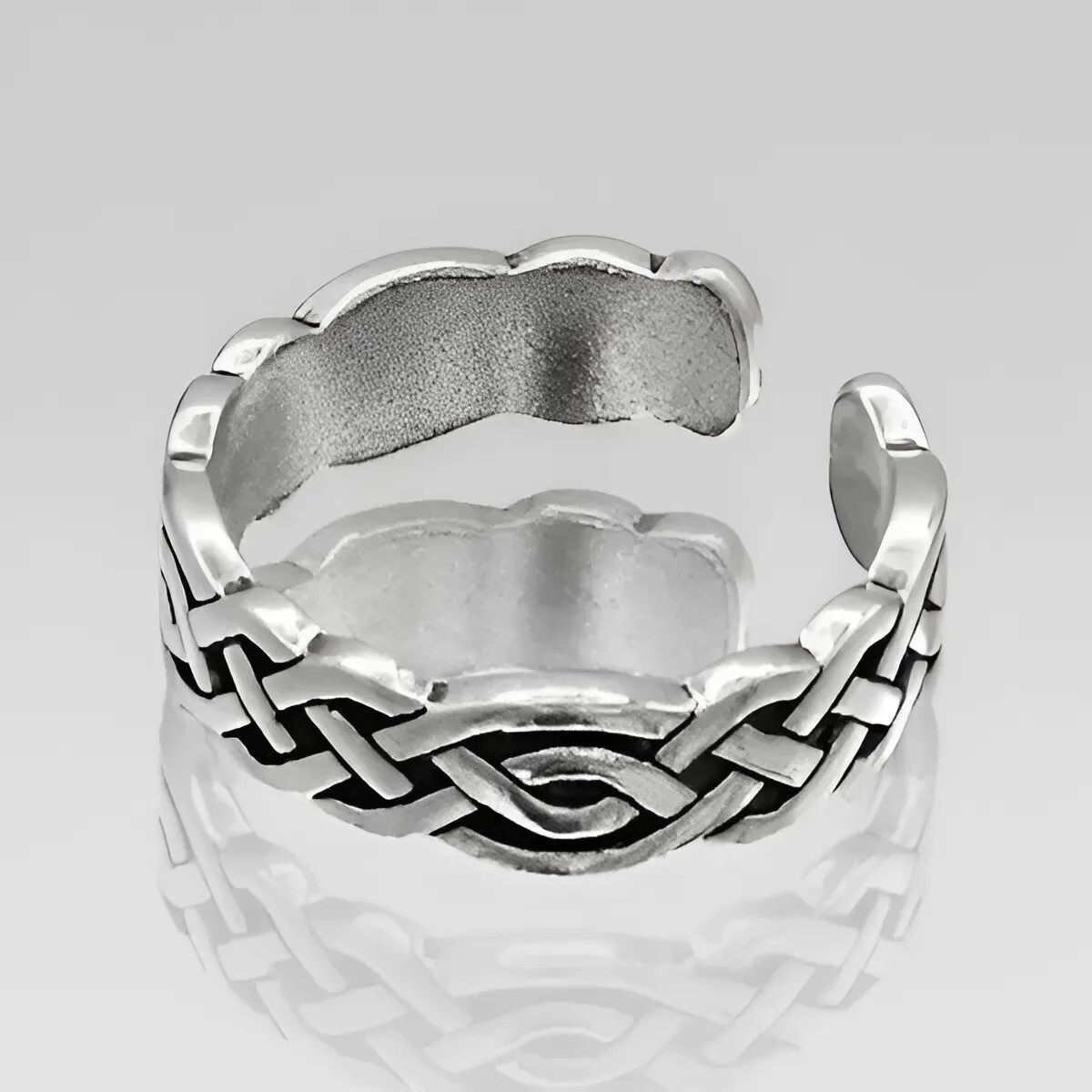 Celtic Knot 1 Toe Ring 3 SS Sterling Silver Body Jewelry Adjustable Size