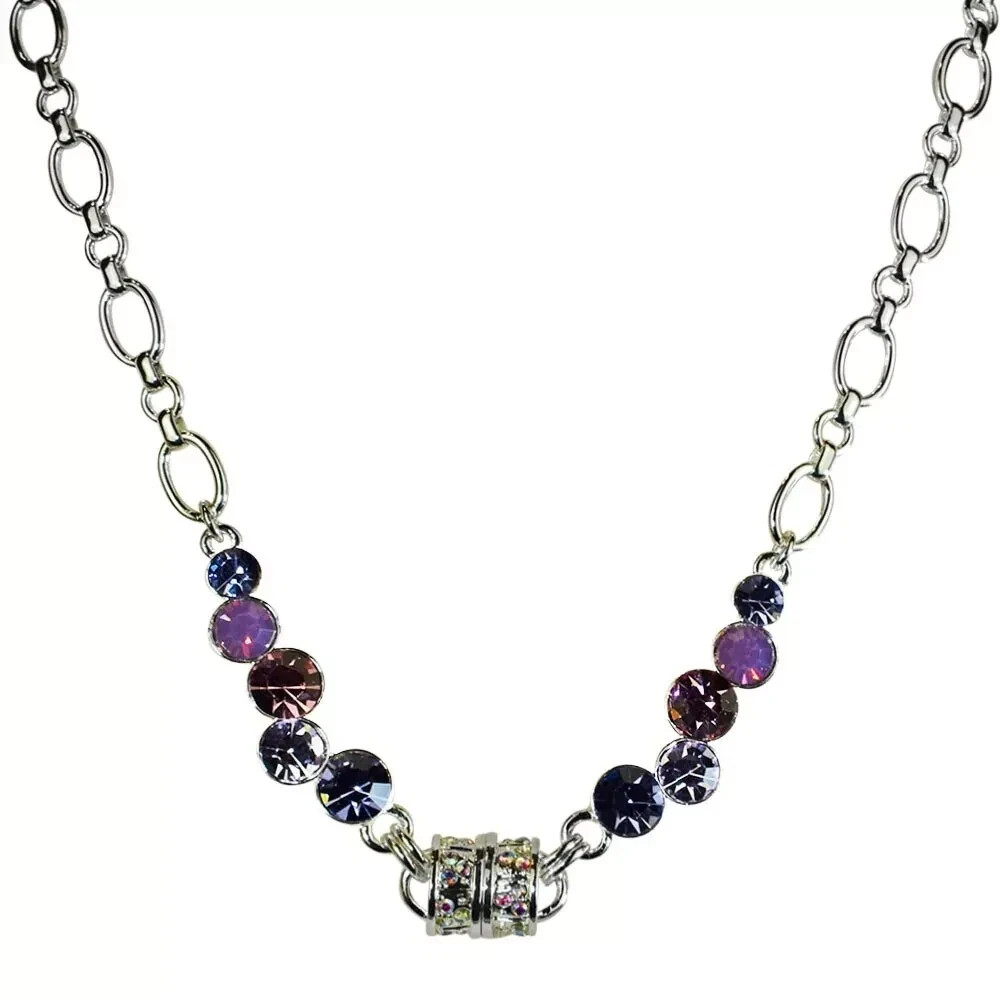 Kirks Folly Mystic Fairy Seaview Moon 50mm Enhancer Crystal Necklace ST #84