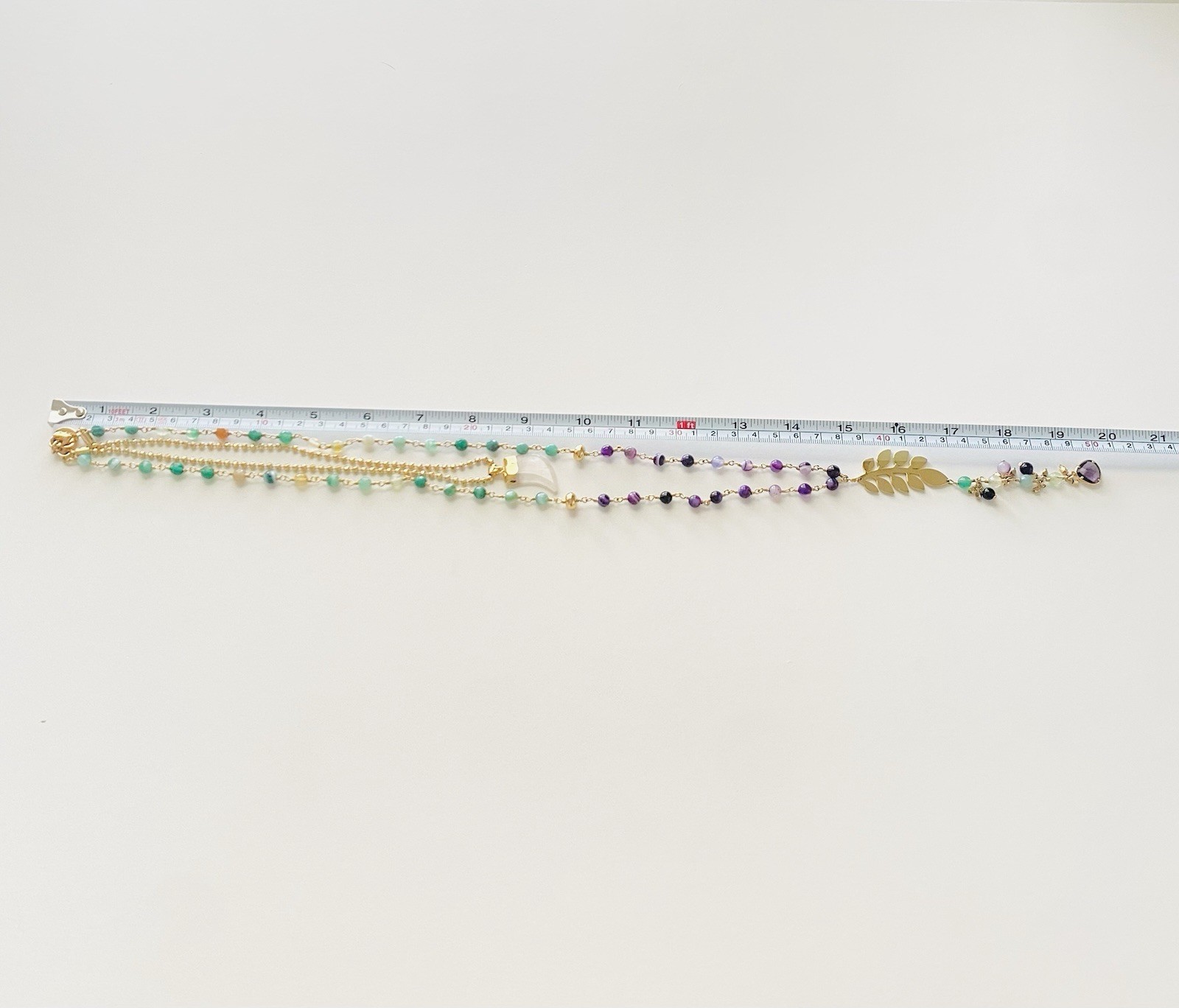 Nature Jewelry Semi Precious Gemstone Leaf Boho Jewelry