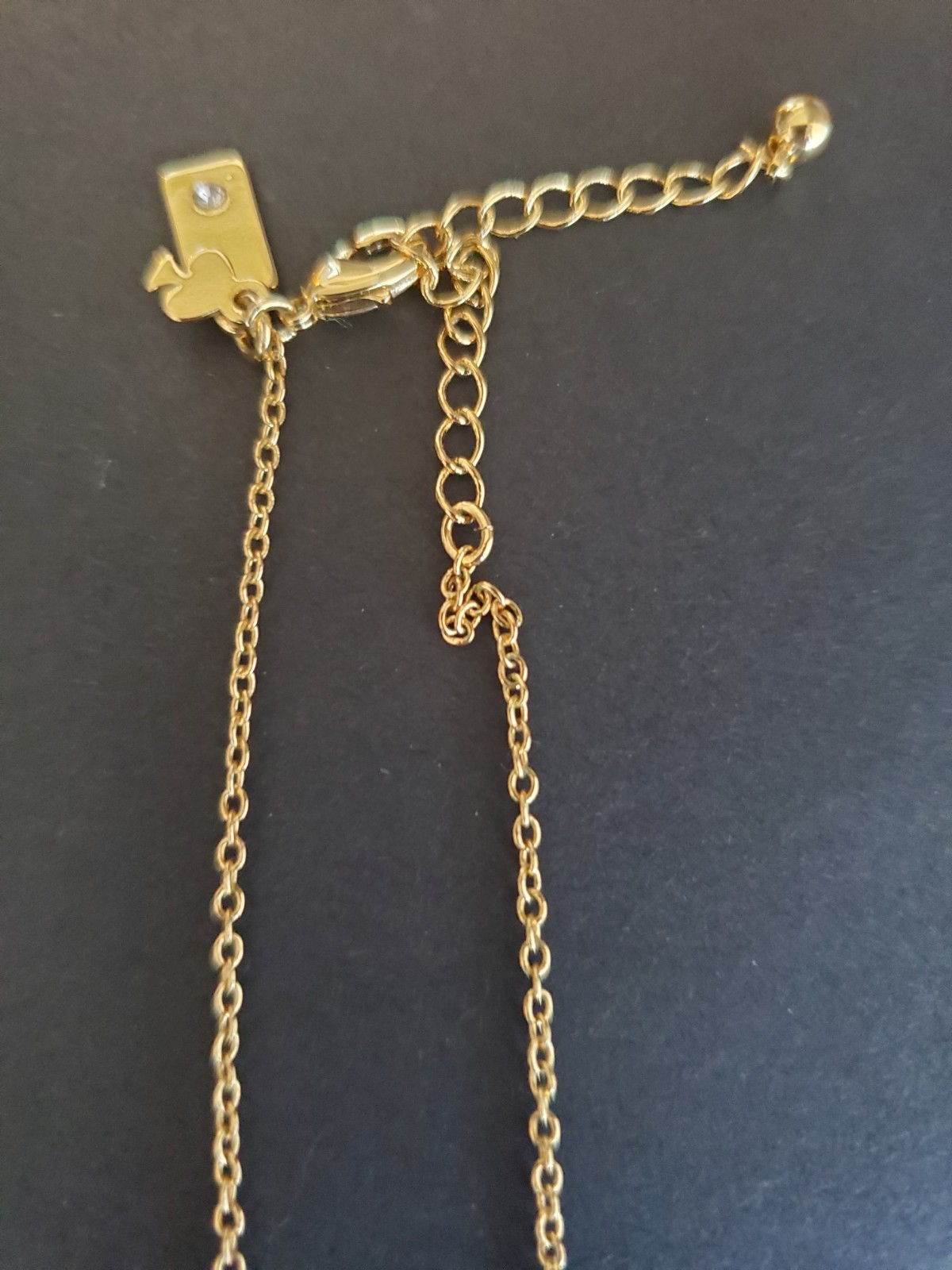 Kate Spade Gold Tone Butterfly Necklace New Without Tag
