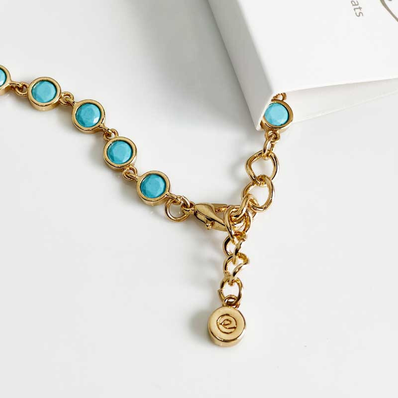 New 8″ Ettika 18k Gold Plated Tennis Bracelet Chic Women Spring Everyday Jewelry