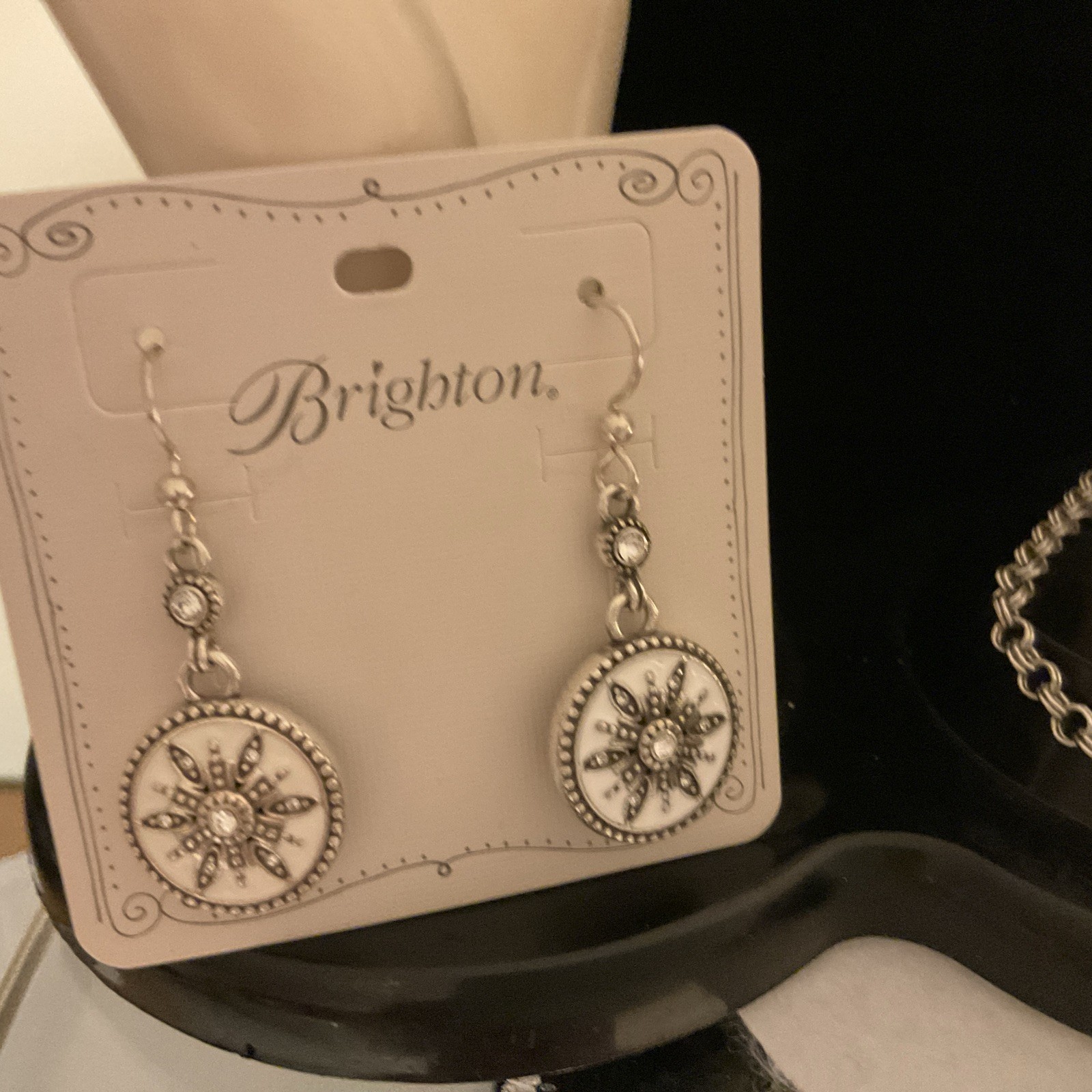 STRIKING NWT BRIGHTON NEVE SNOWFLAKE NECKLACE BRACELET EARRINGS SET RP:$214