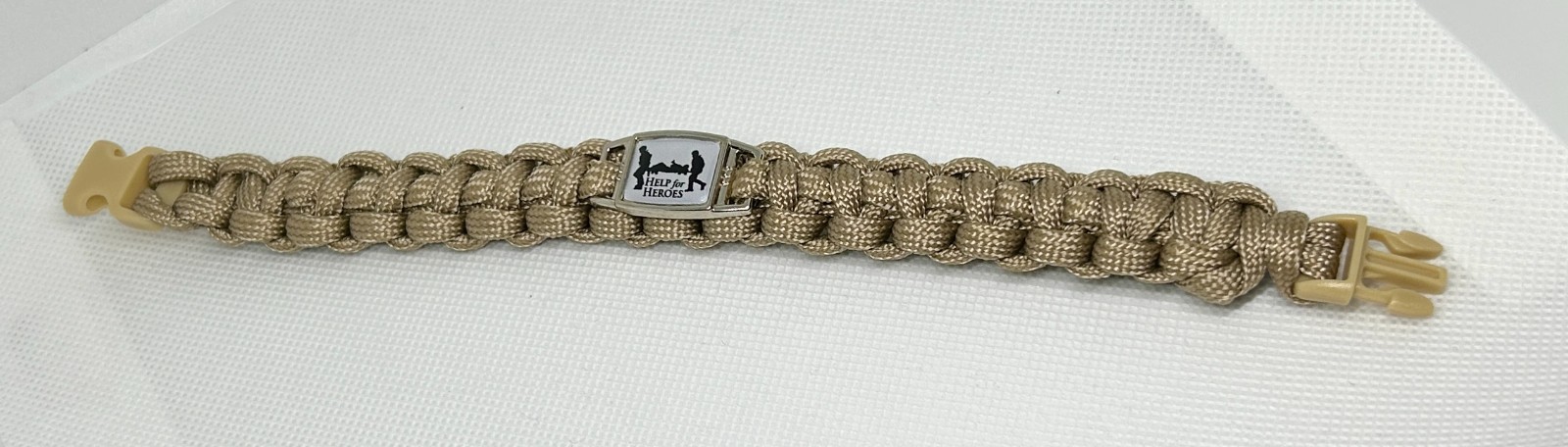 NEW COLOURS ADDED: Help For Heroes/Stretcher Bracelet (4 Sizes/7 Colours)