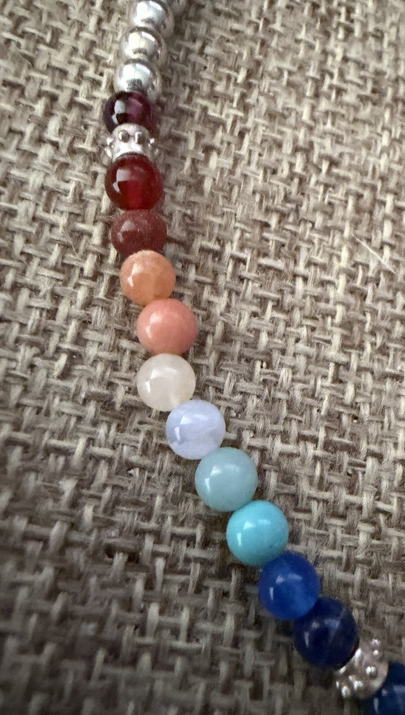 Brighton Contempo Confetti Rainbow Beaded Necklace 16-18″