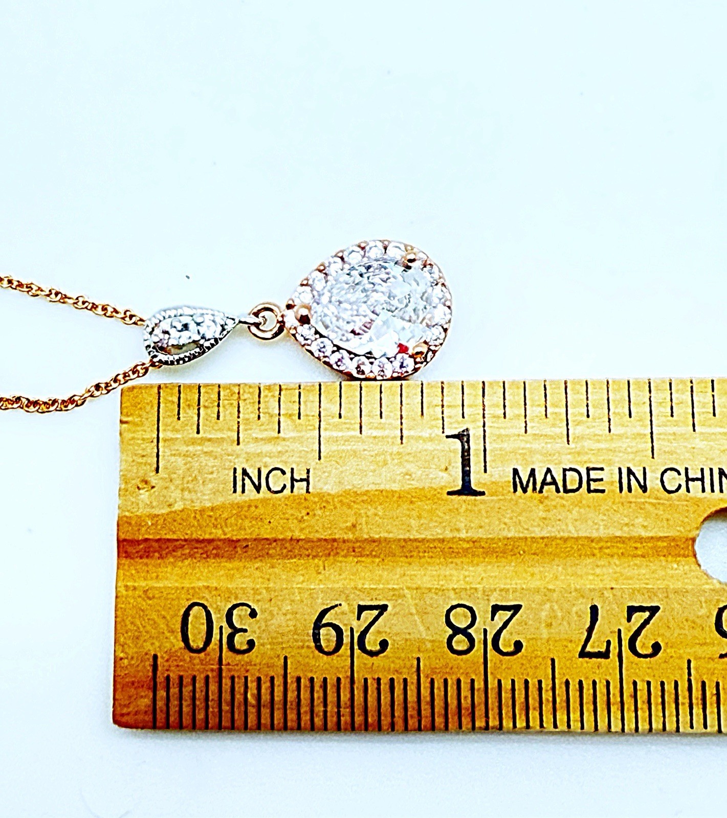 CZ Bridal Earring & Necklace Sets In Yelllow,White & Rose Gold , New, Gift Box
