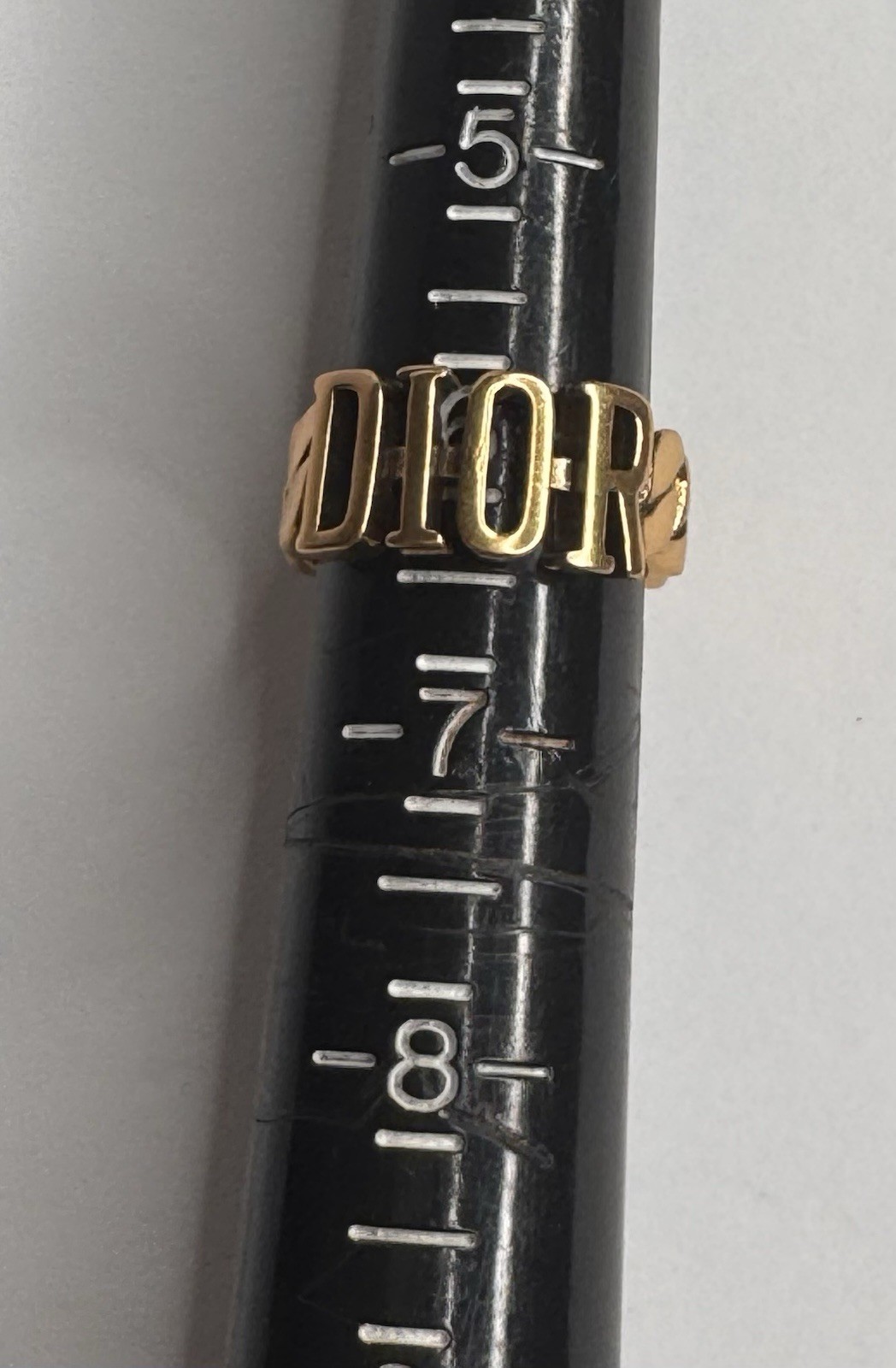 Christian Dior Rings and Fendi Gold Tone And Silver Size 6 USA