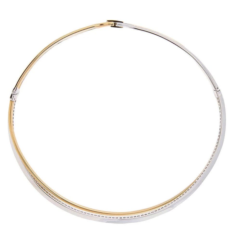 Swarovski Hyperbola Choker Mixed Plating White