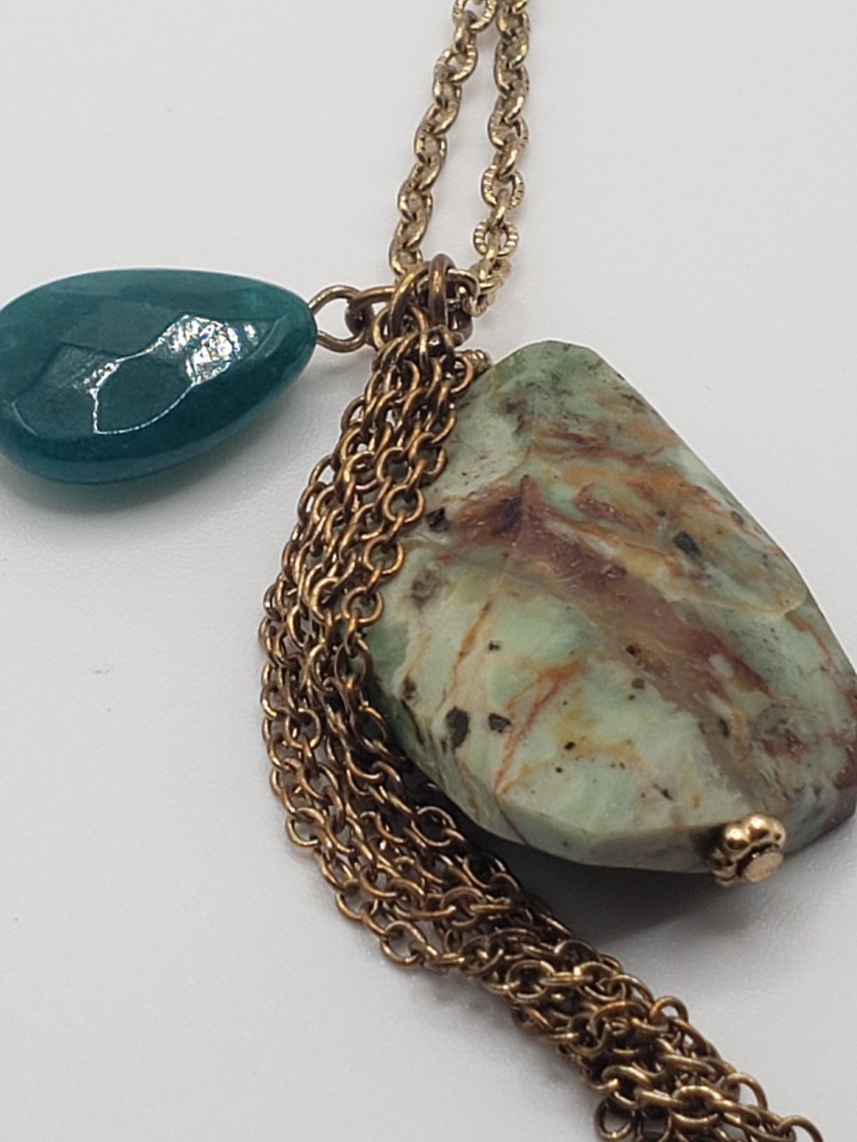 Nature-Inspired Jewelry Lot: Genuine Agate & Amethyst Tree of Life Necklaces
