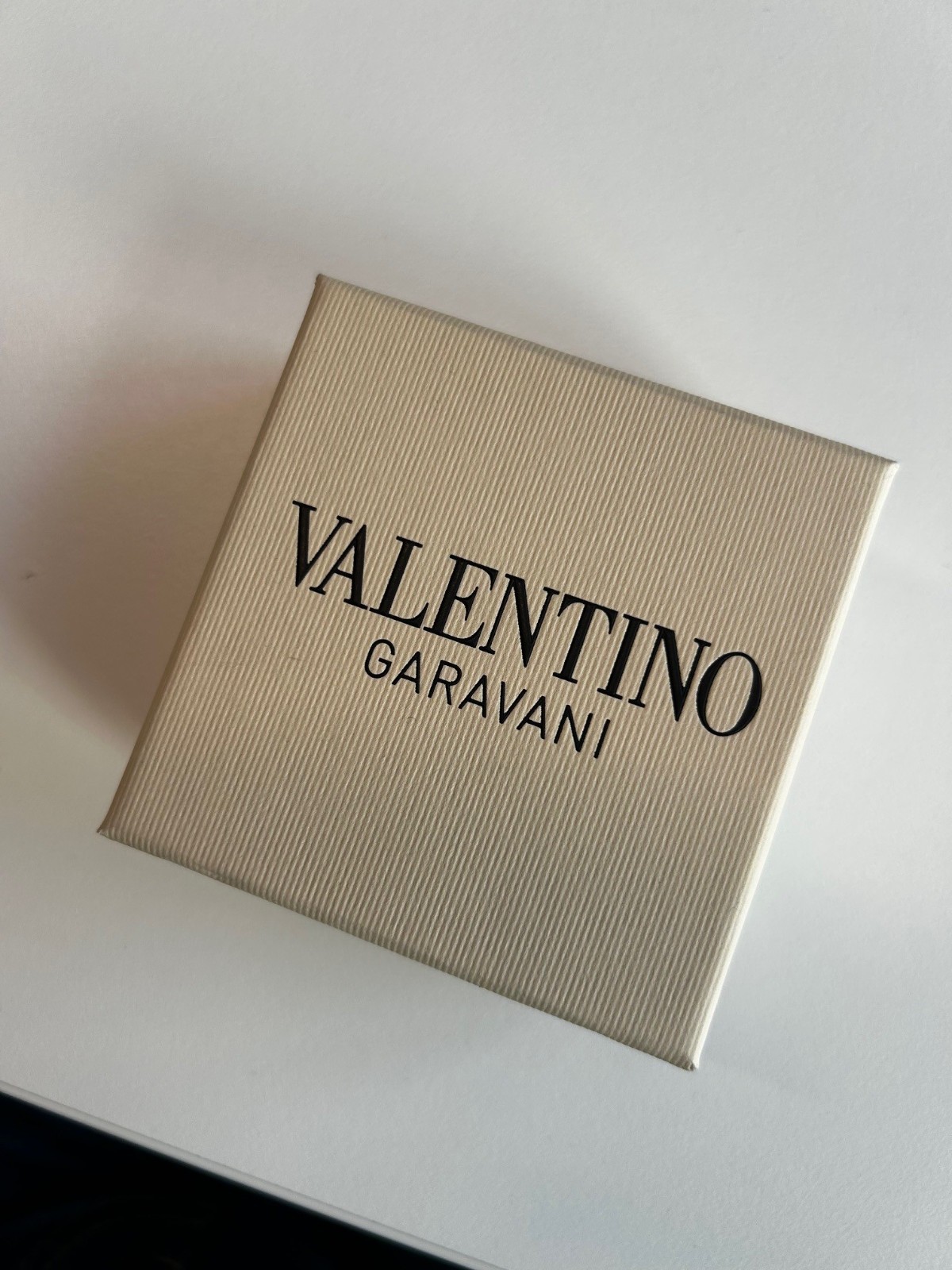 VALENTINO GARAVANI SILVER RING MAN L