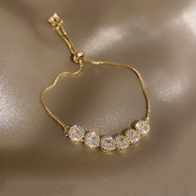 Bracelet Gifts Wedding Crystal Women Jewelry Silver Crystal Cubic Gifts